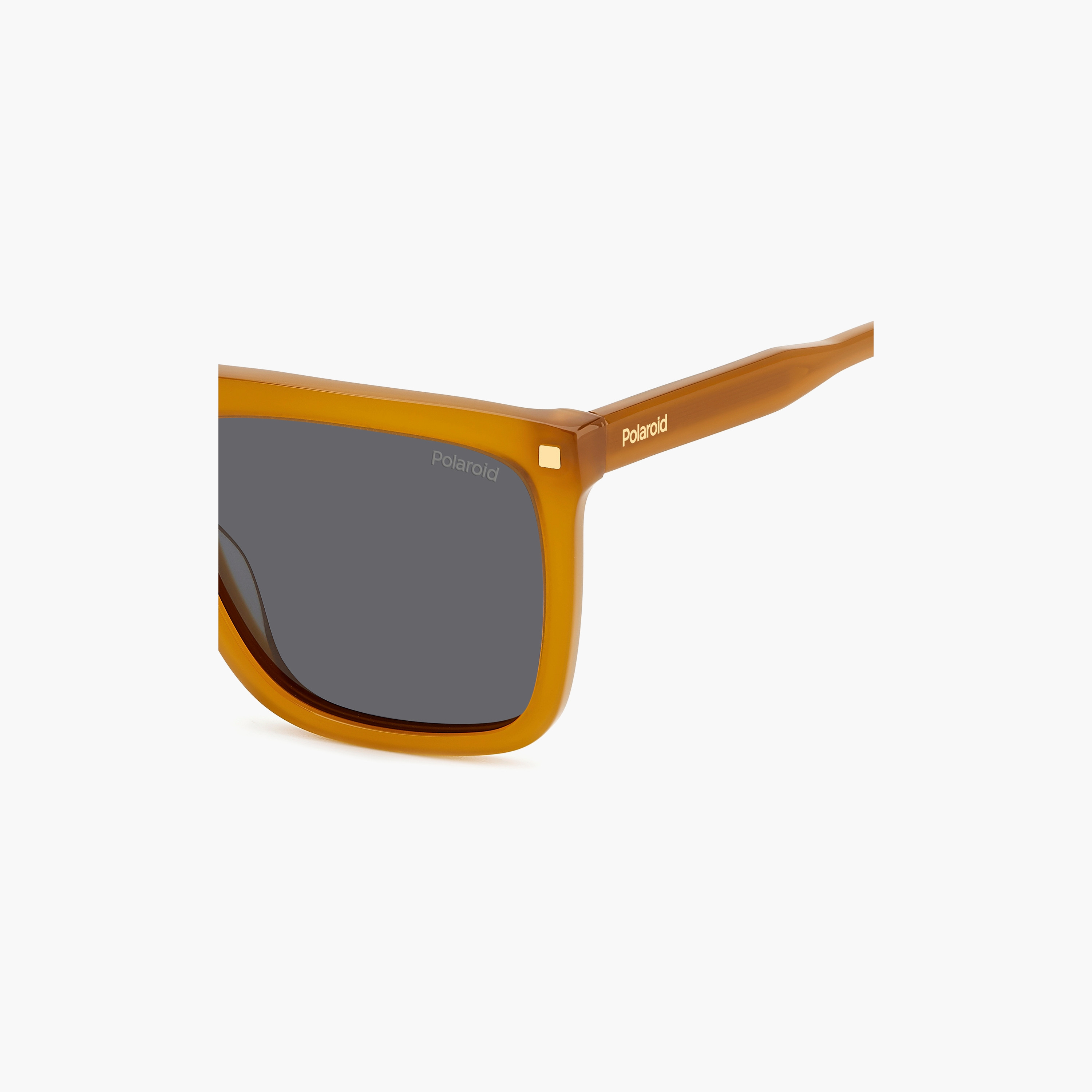 Polaroid Polarized 56 MM Grey Square Sunglasses | 20677940G56M9-men-sunglasses-image-5