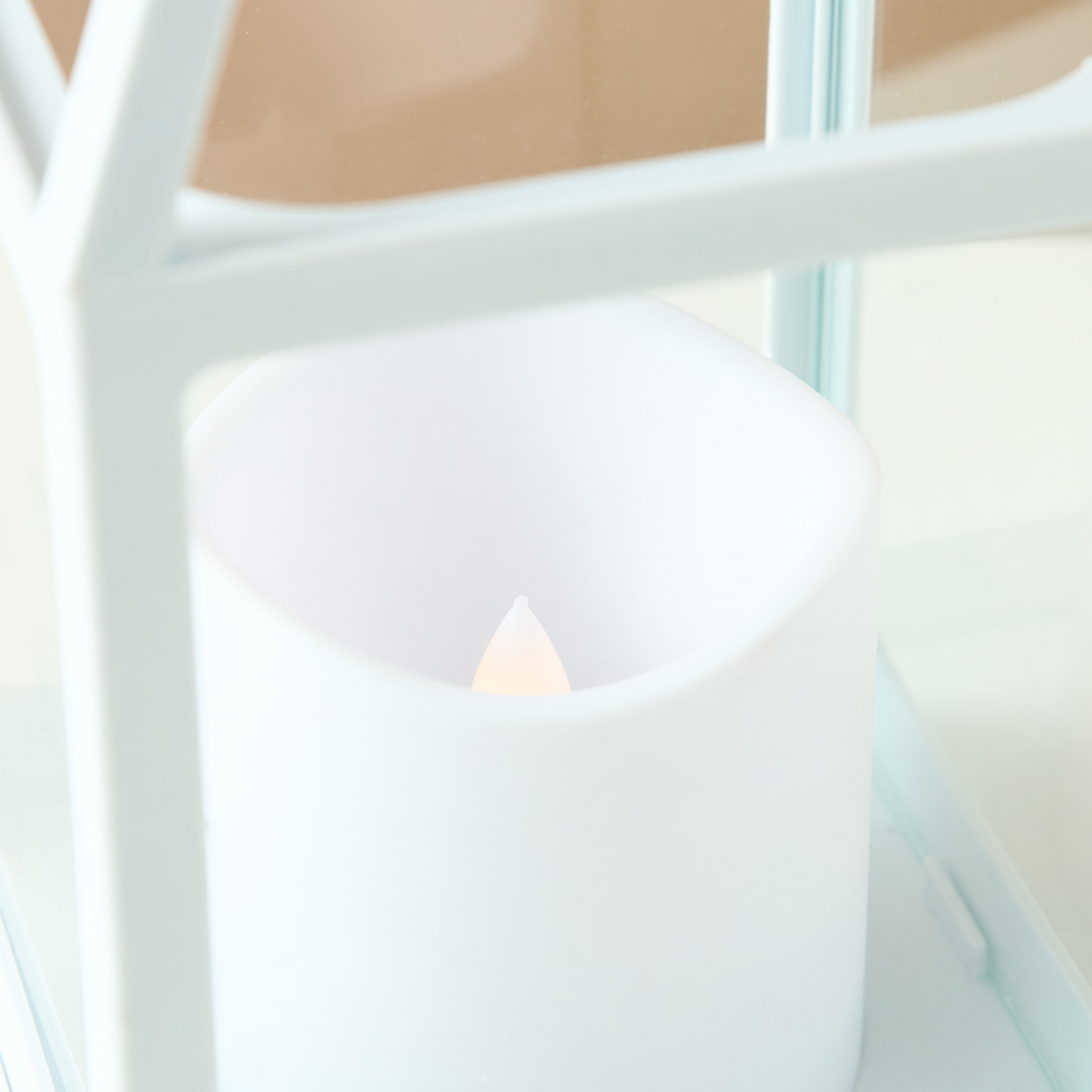 LED Flame Candle with Metal Lantern - 22 cms-household-decor-candleholdersandlanterns-image-4