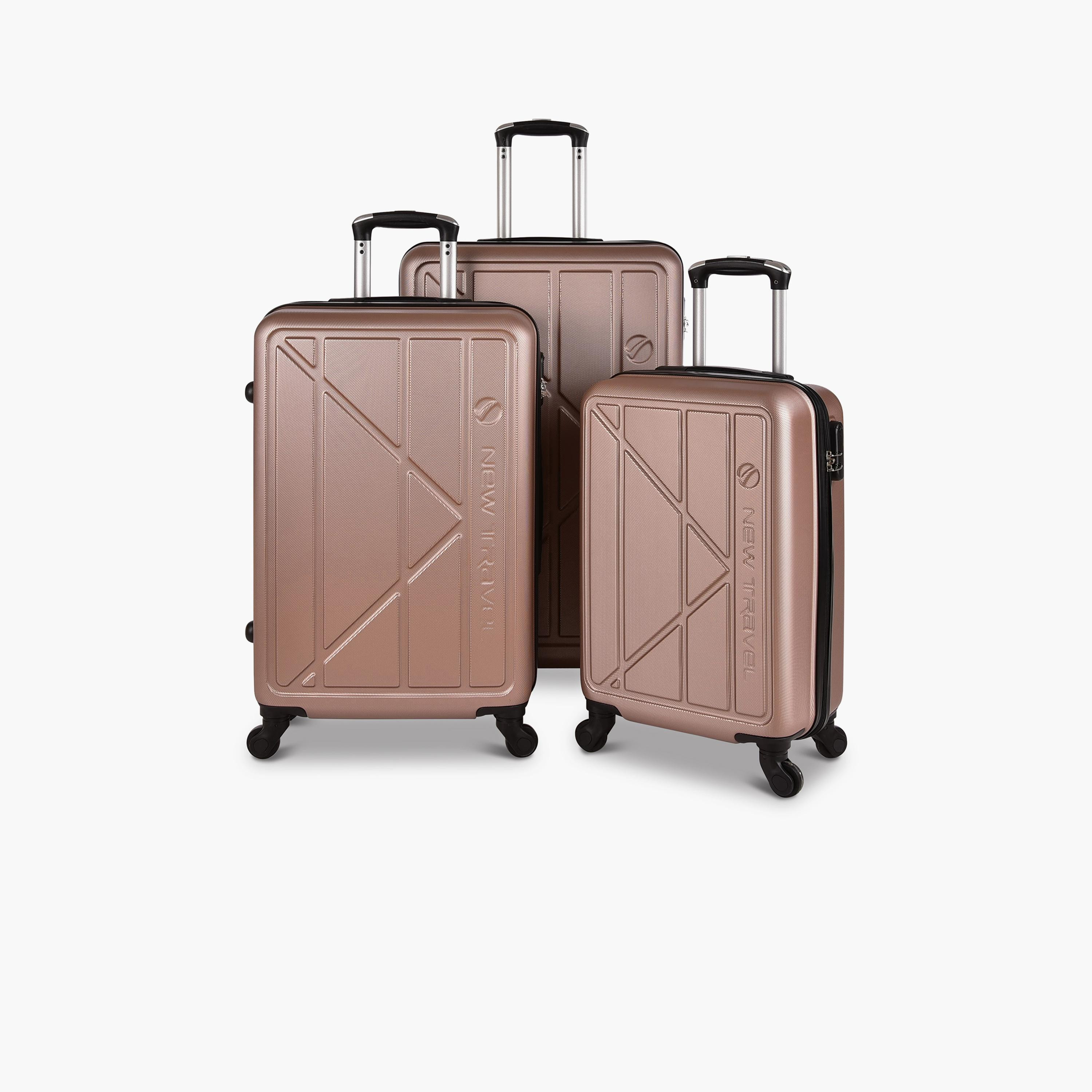 New Travel Set of 3 ABS Hardcase 4-Wheeler Spinner Trolley Bag with Combination Lock | BR909/3P-travel-luggagesandbags-luggage-image-12