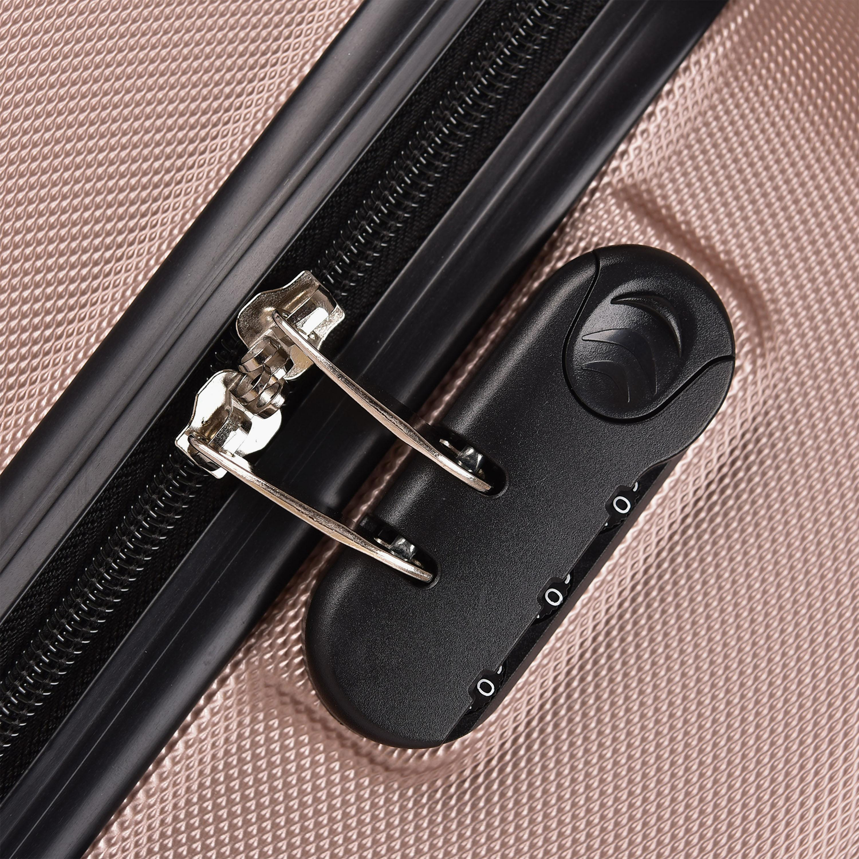 New Travel Set of 3 ABS Hardcase 4-Wheeler Spinner Trolley Bag with Combination Lock | BR909/3P-travel-luggagesandbags-luggage-image-19