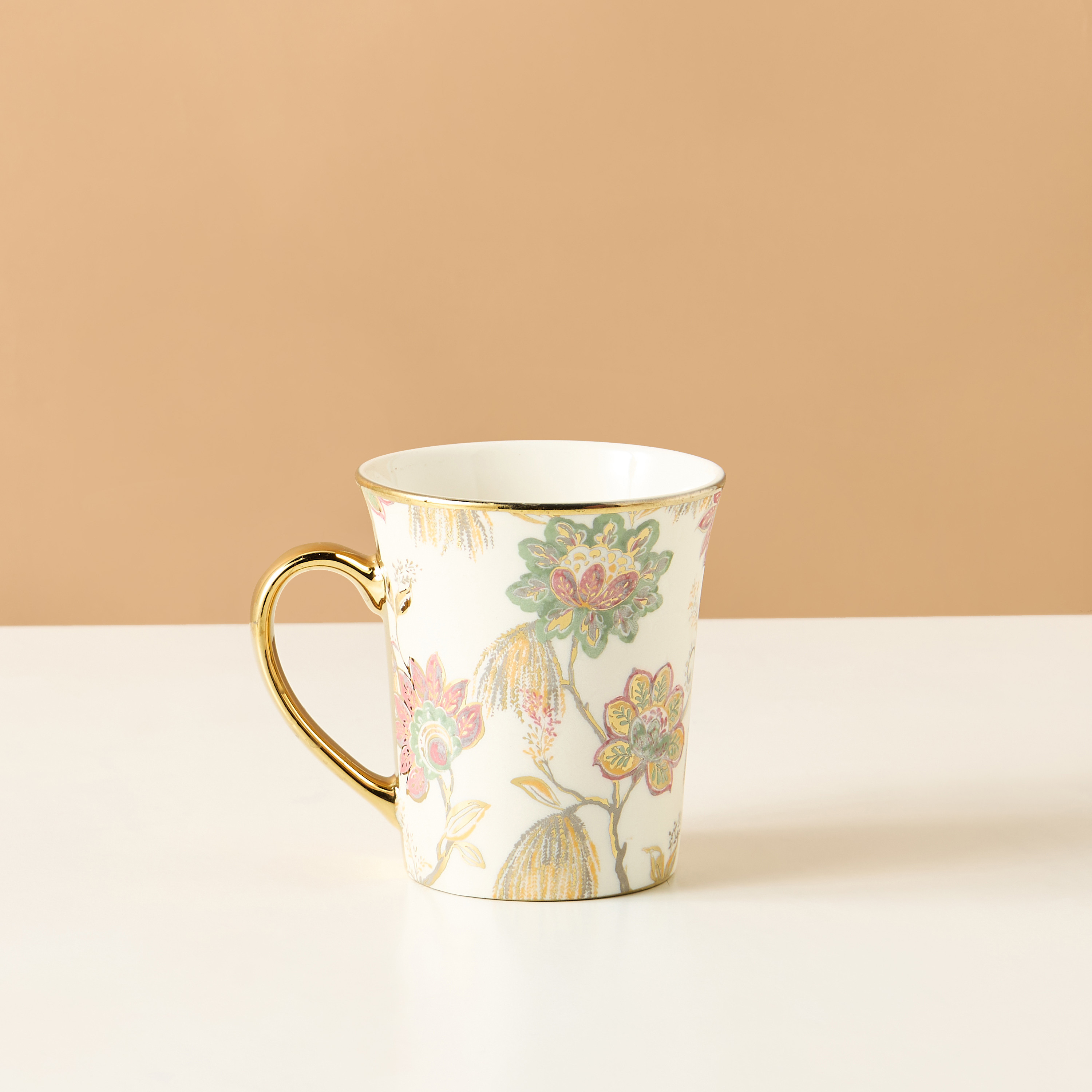 طقم فناجين قهوة سيراميك 6 قطع بطبعات فراشة-household-dining-teaandcoffee-teaandcoffeesets-image-2