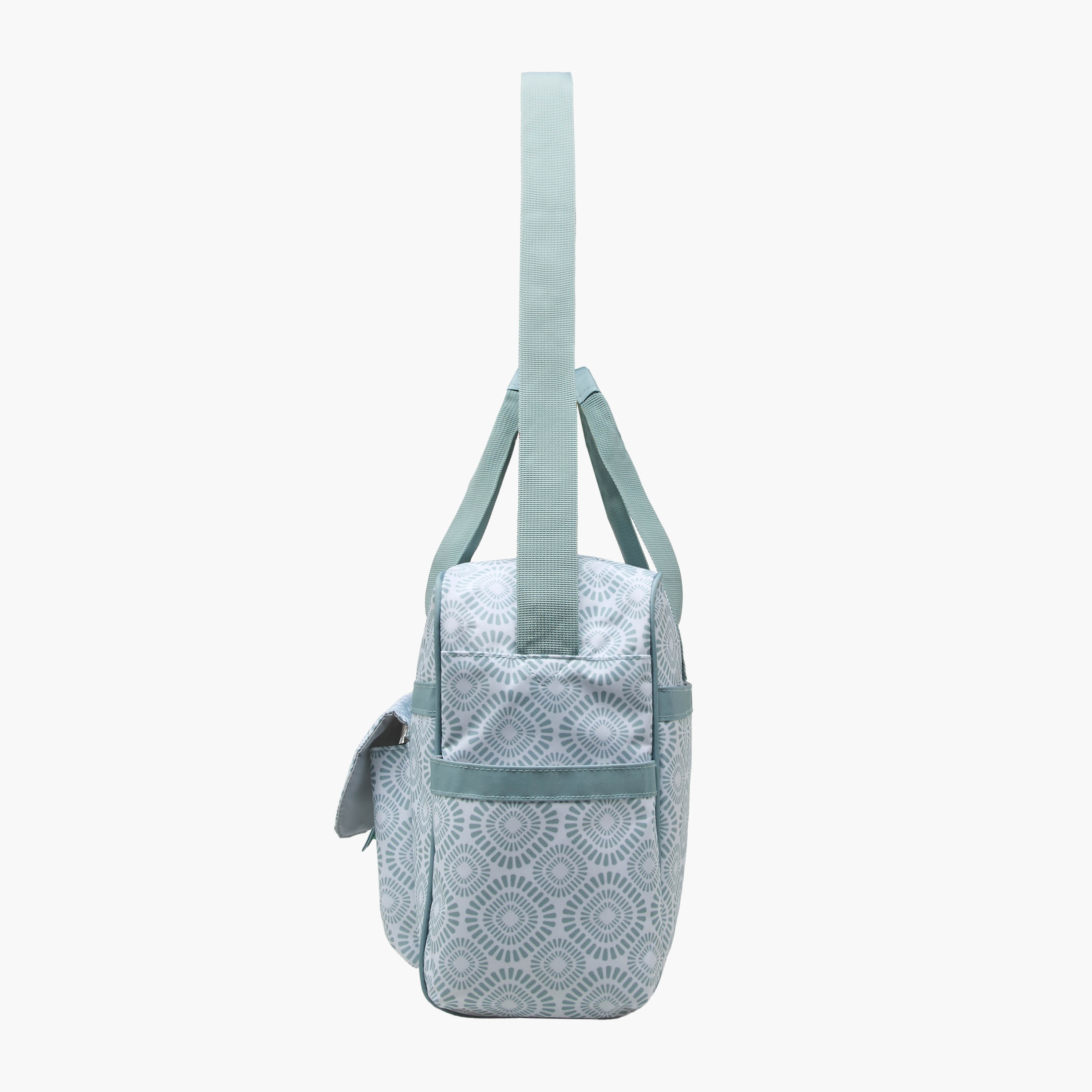 Juniors Printed Diaper Bag with Adjustable Strap and Zip Closure-baby-diapering-diaperbags-image-5