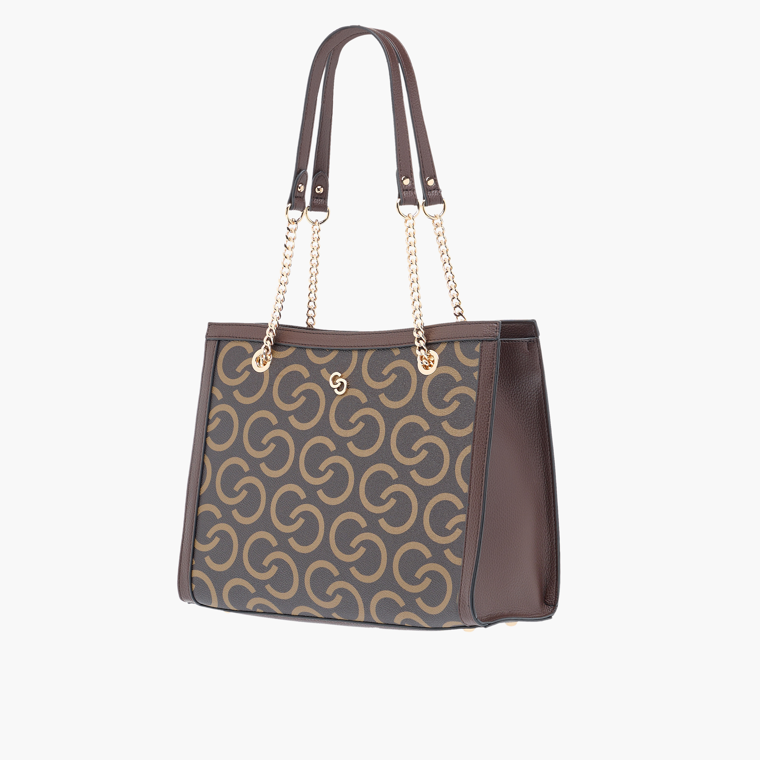 Celeste Monogram Print Tote Bag with Handles and Zip Closure-women-bagsandwallets-handbags-image-2