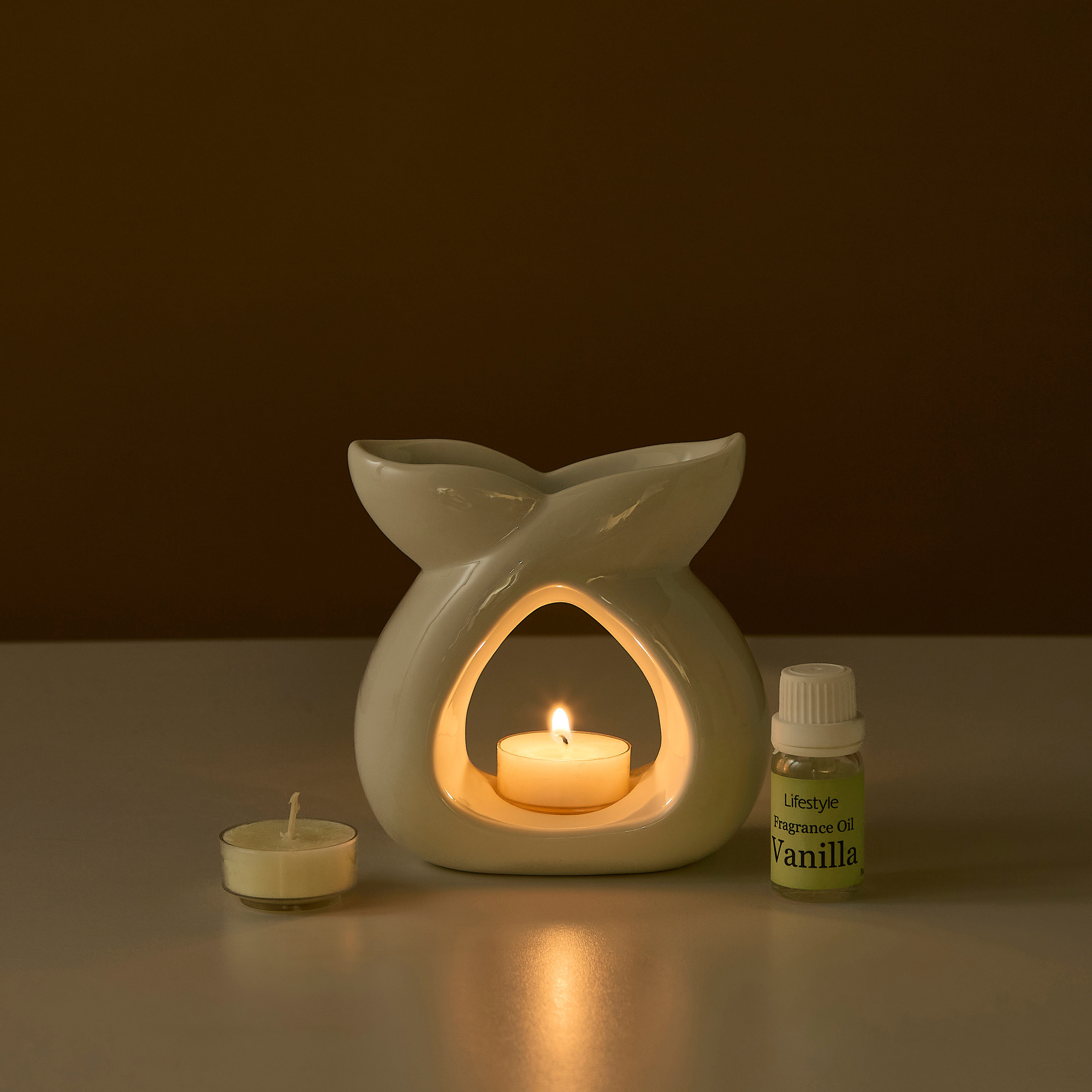 مجموعة هدايا مبخرة زيت سيراميك مع شمعة صغيرة وزيت عطري-household-homefragrance-fragrancegiftset-image-2
