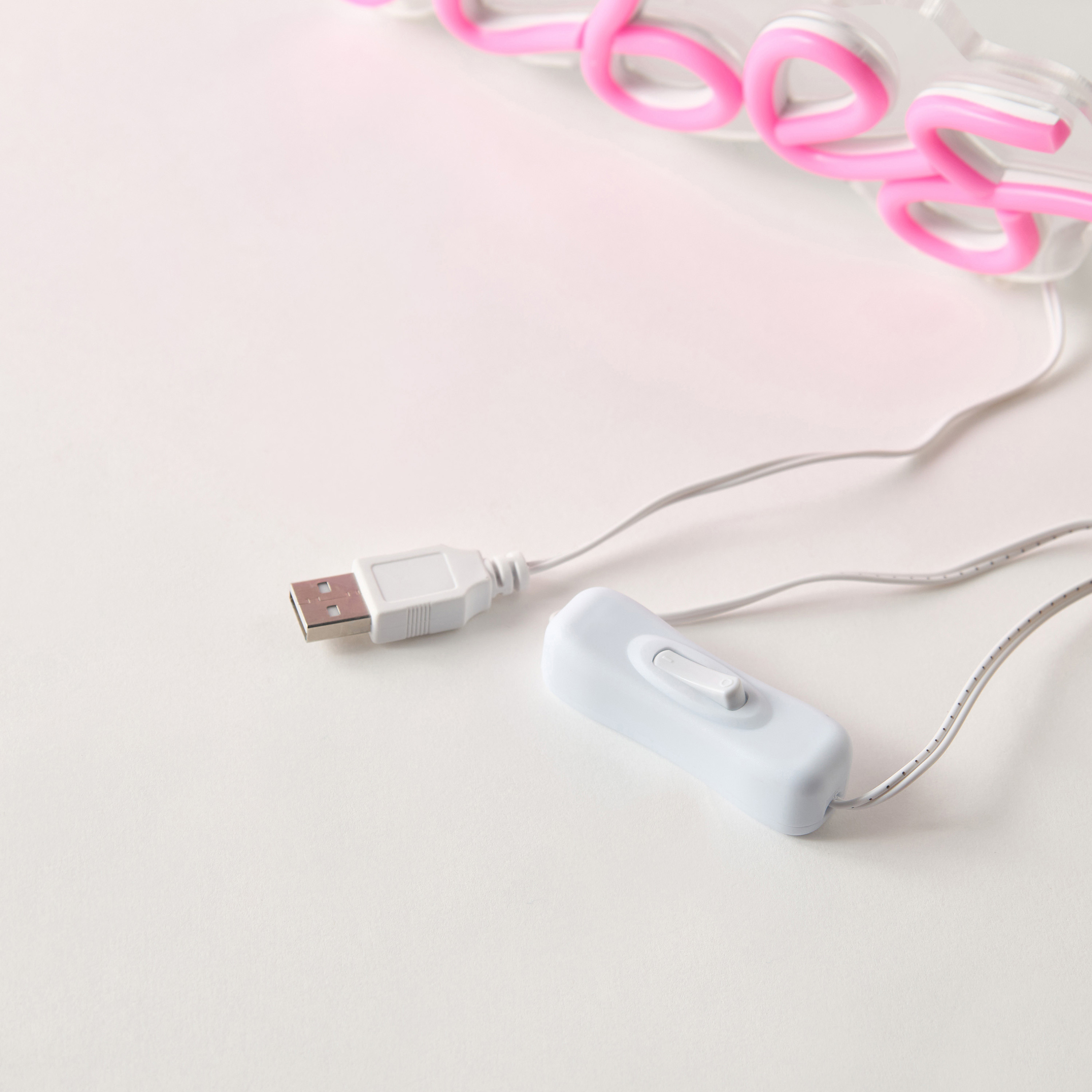 Good Vibes Neon Light with USB Cable - 31x19x2 cms-household-lighting-decorativelighting-noveltylights-image-5