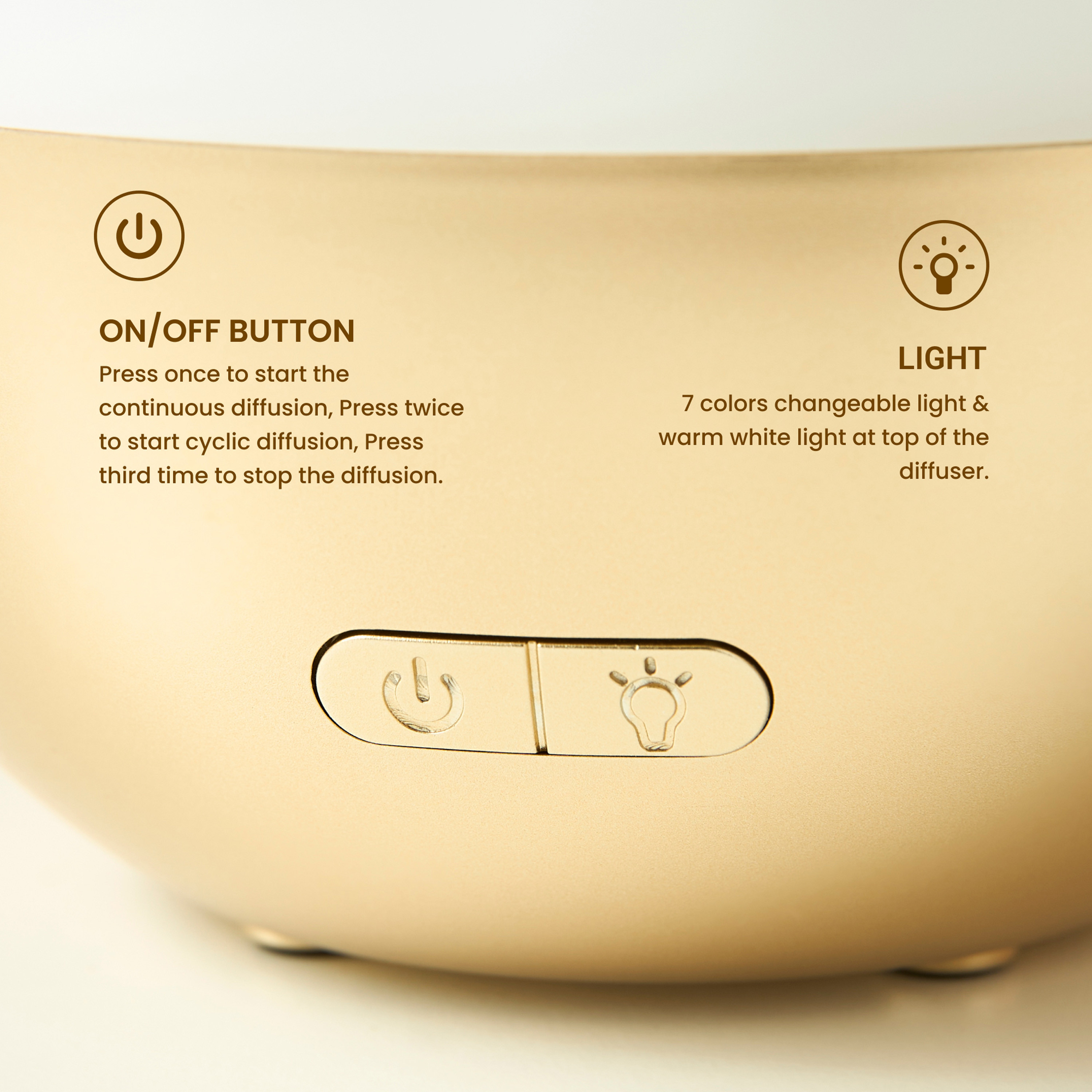 Dual Tone Dome Electric Aroma Diffuser - 300 ml-household-homefragrance-airrevitalisersandhumidifiers-image-4
