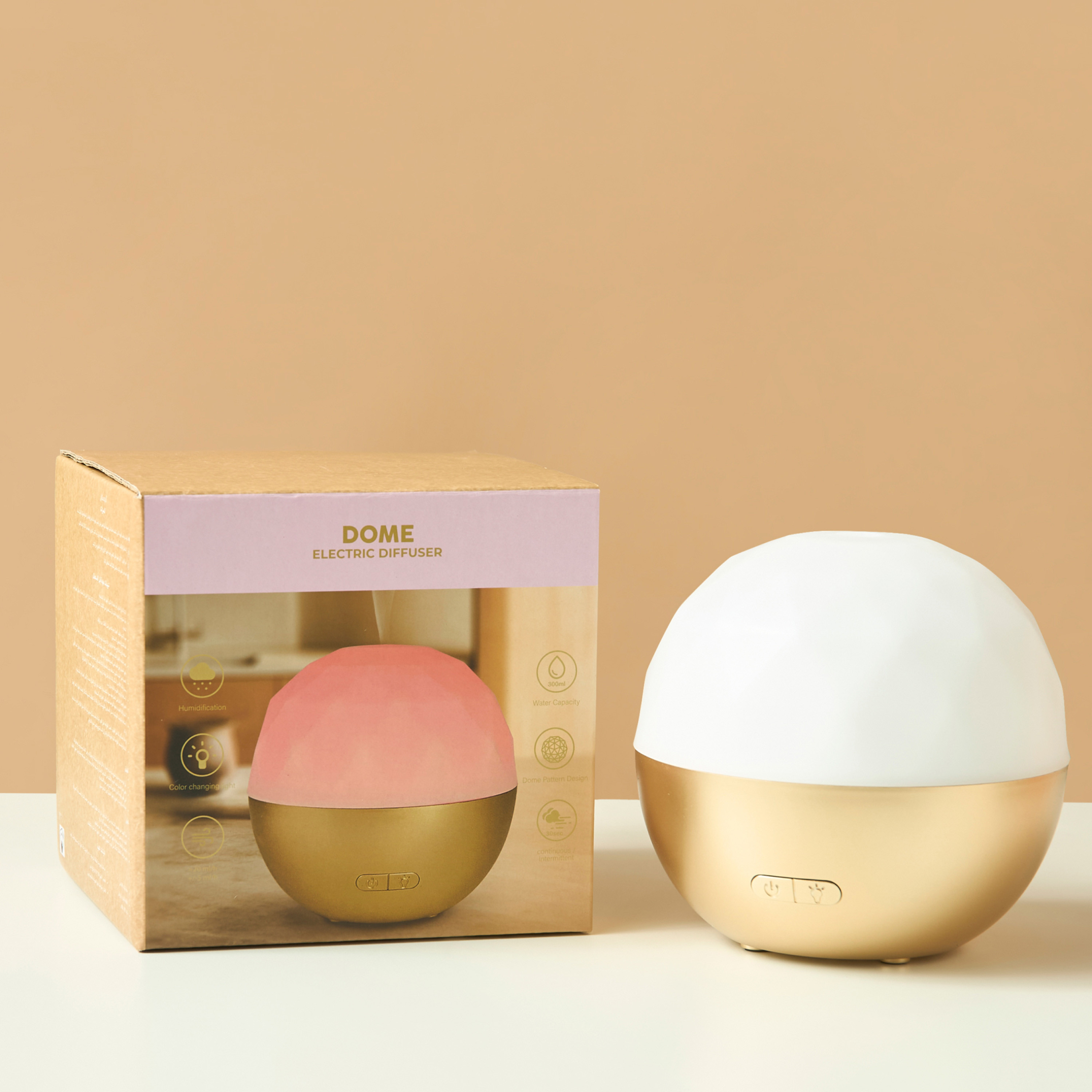 Dual Tone Dome Electric Aroma Diffuser - 300 ml-household-homefragrance-airrevitalisersandhumidifiers-image-8