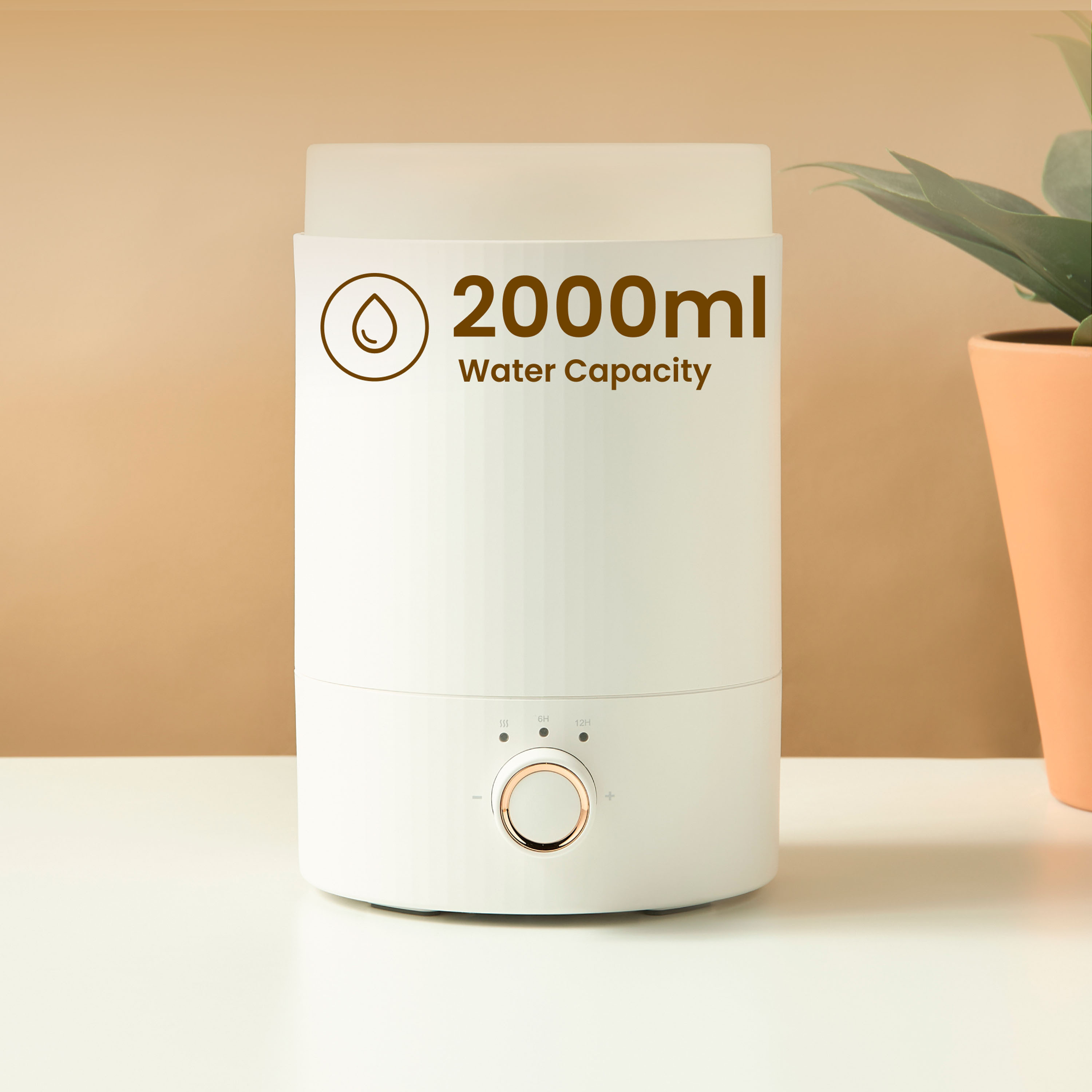 Ribbed Snowy Electrical Diffuser - 2 L-household-homefragrance-airrevitalisersandhumidifiers-image-6