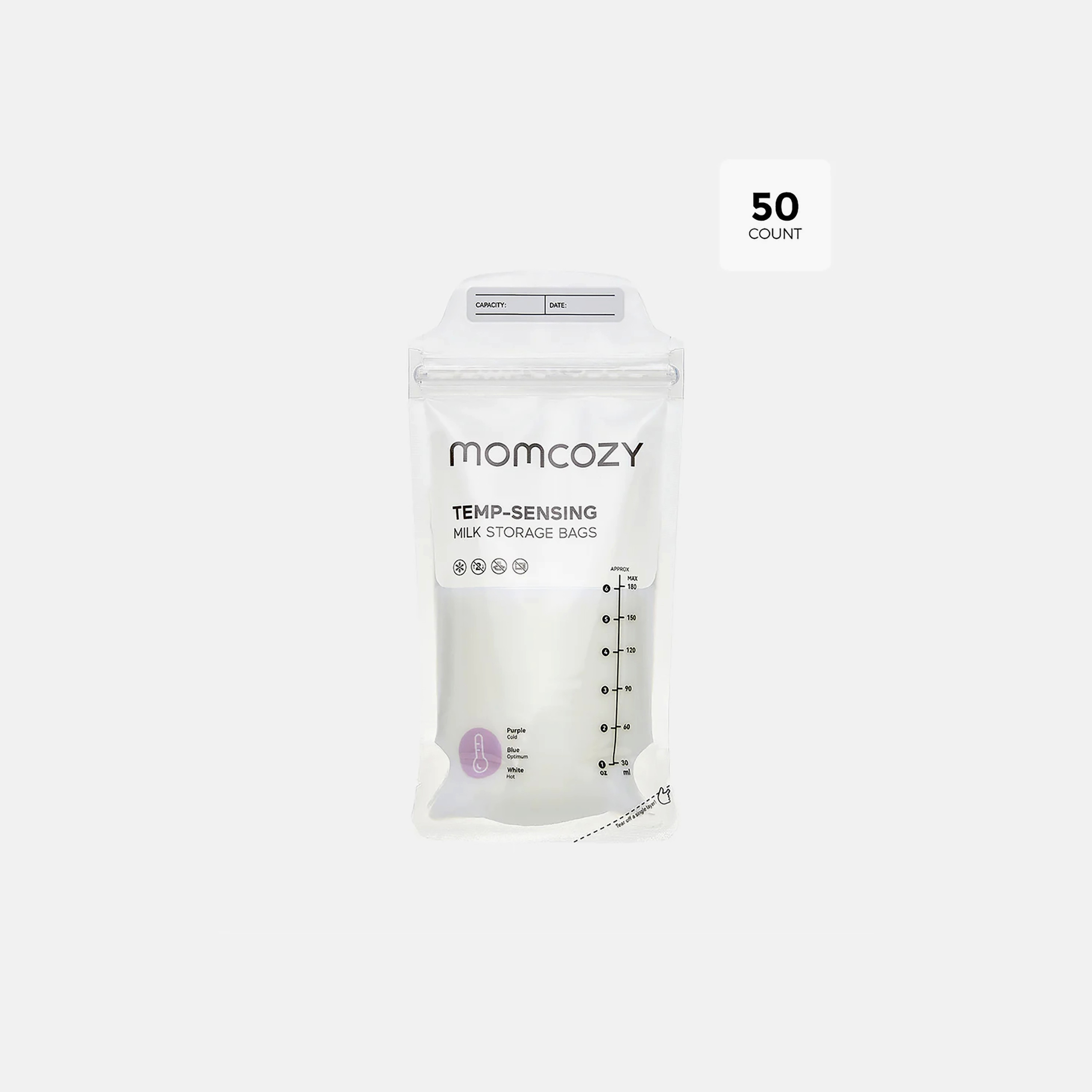 Momcozy 50-Piece Temp-Sensing Breastmilk Storage Bags-CP_Promo_Code_Excluded-image-1