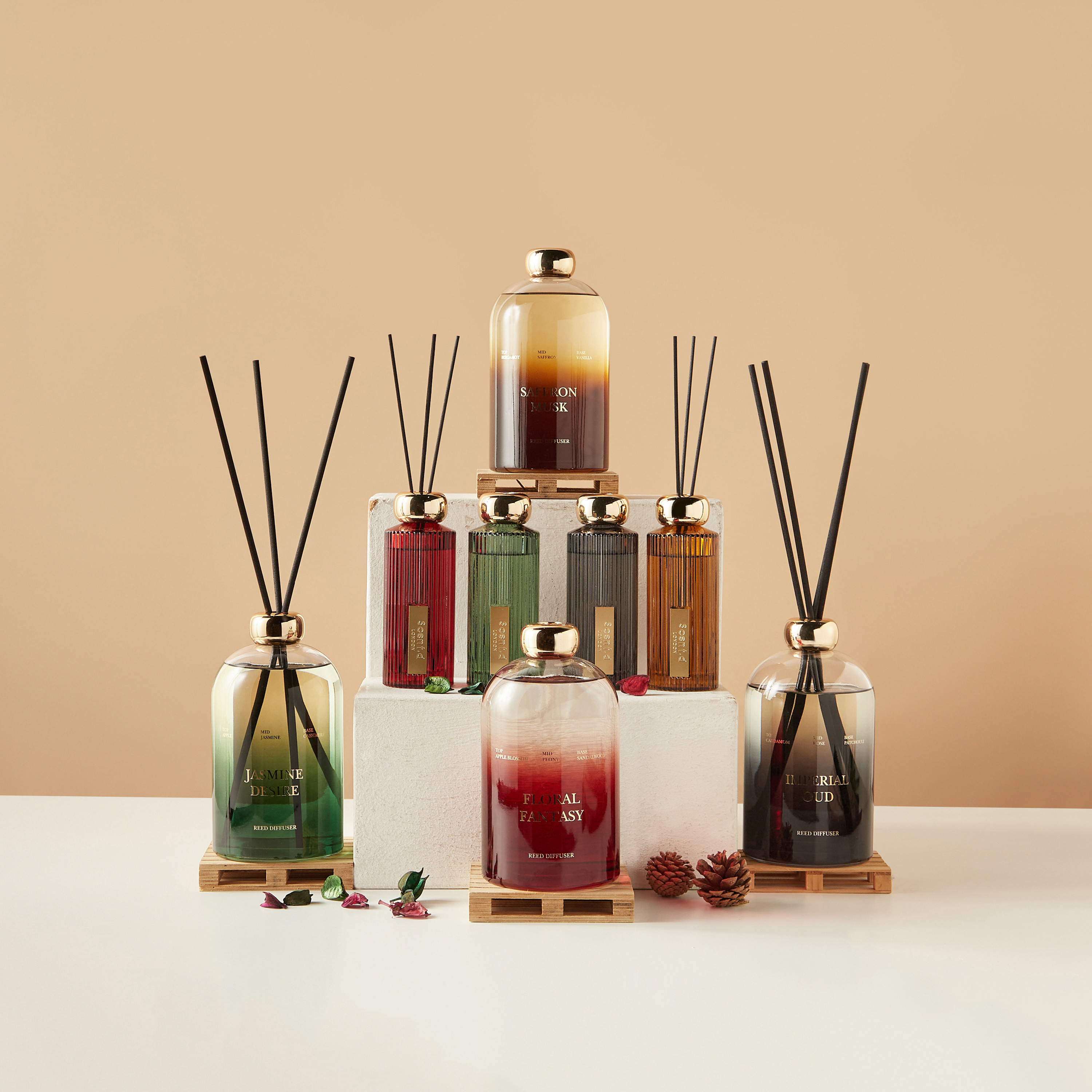 Jasmine Desire Reed Diffuser - 180 ml-household-homefragrance-reeddiffusers-image-6
