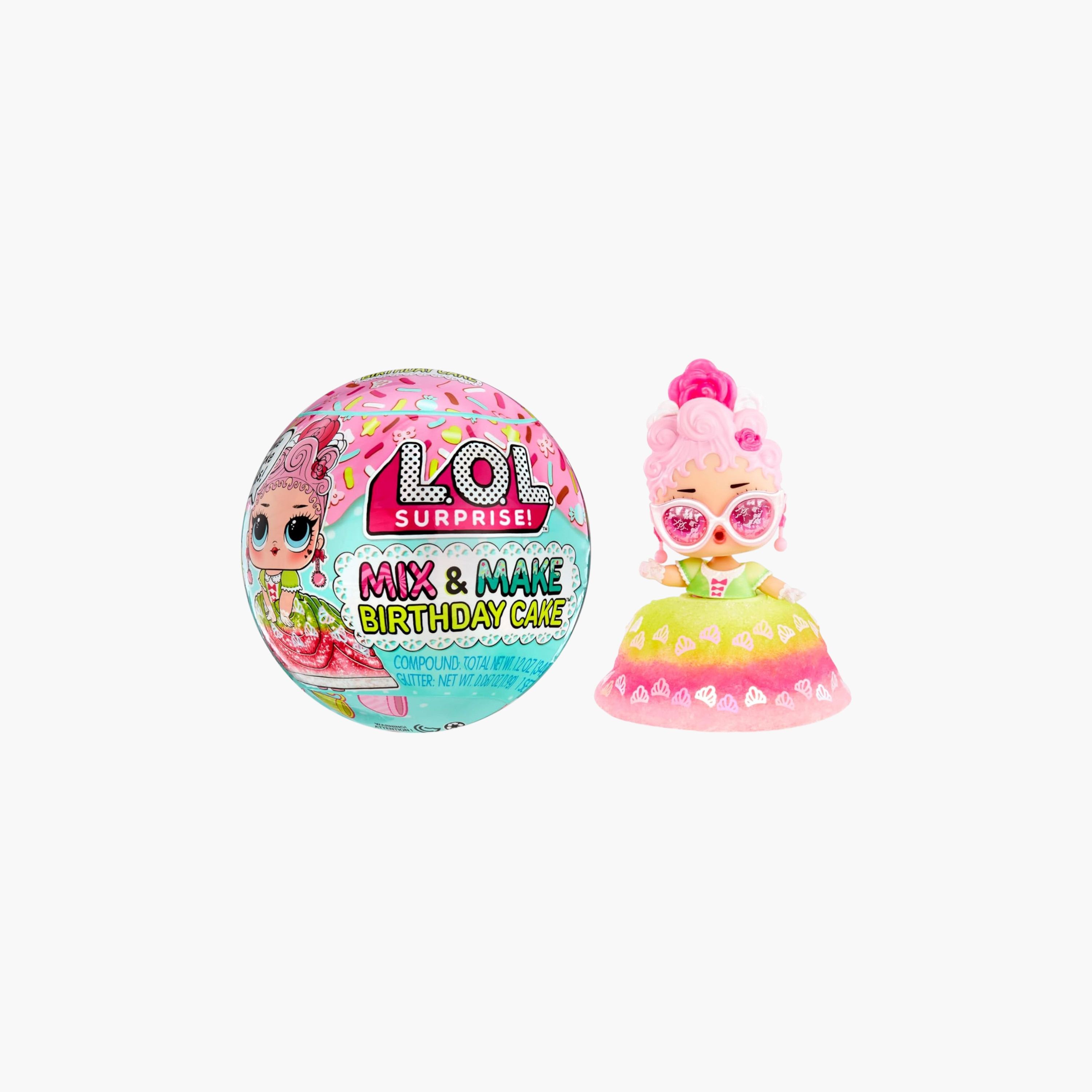 ألعاب متنوعة ميكس آند ميك بيرث داي كيك من إل أو إل سوربرايز-toys-dollsandplaysets-dollplaysets-image-1