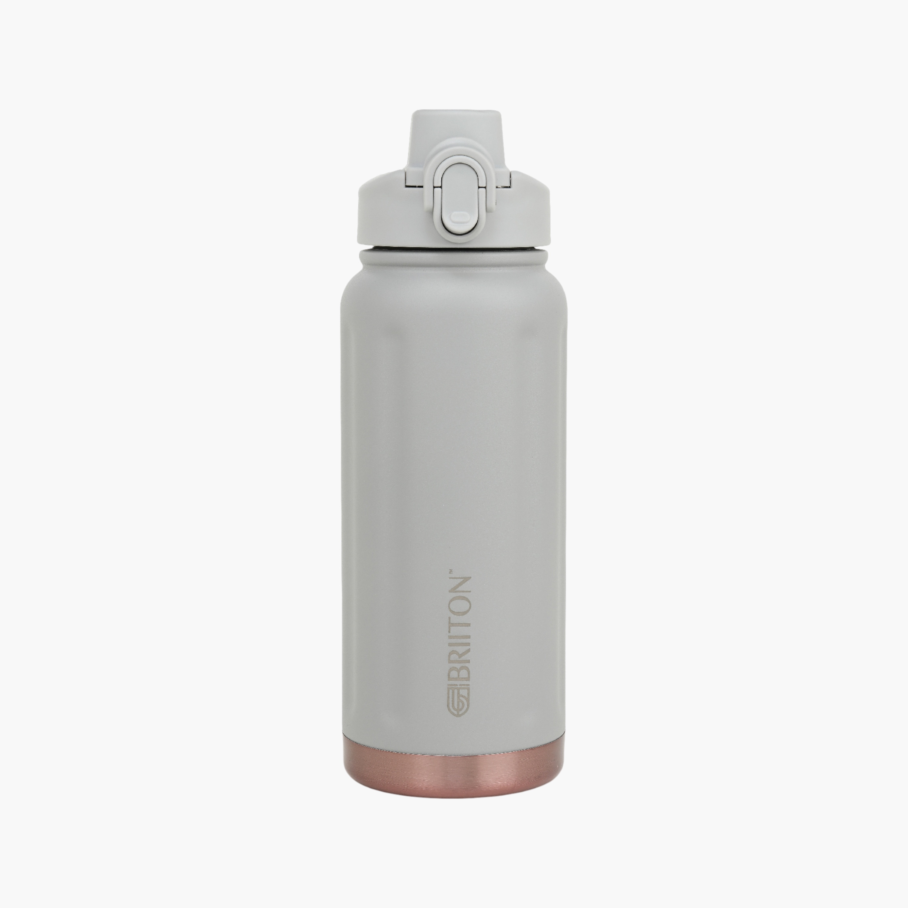 قارورة ماء ستانلس ستيل عازلة للحرارة بطبعات شعار من بريتون - 750 مل-household-dining-drinkserveware-bottles-image-1