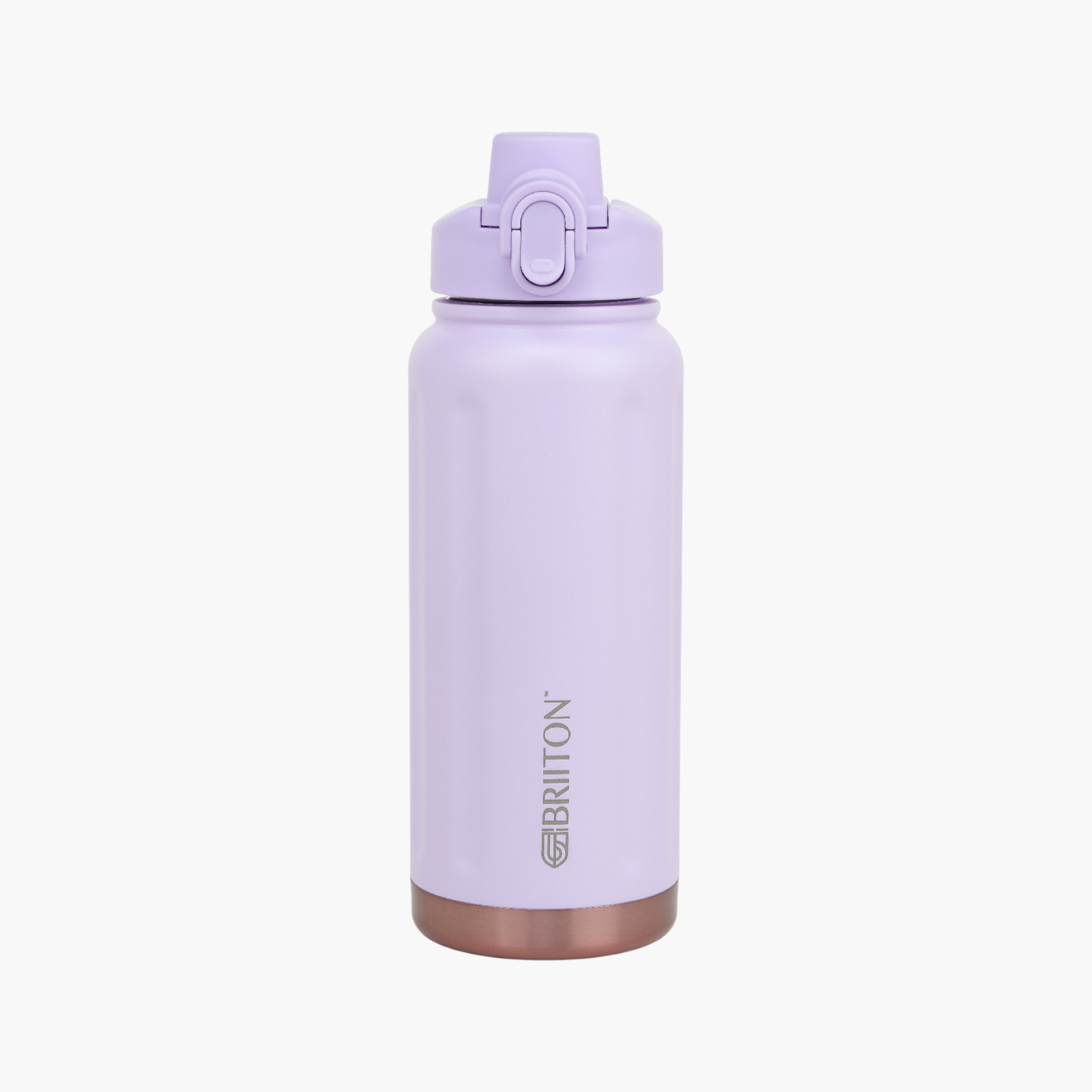 قارورة ماء ستانلس ستيل عازلة للحرارة بطبعات شعار من بريتون - 750 مل-household-dining-drinkserveware-bottles-image-1