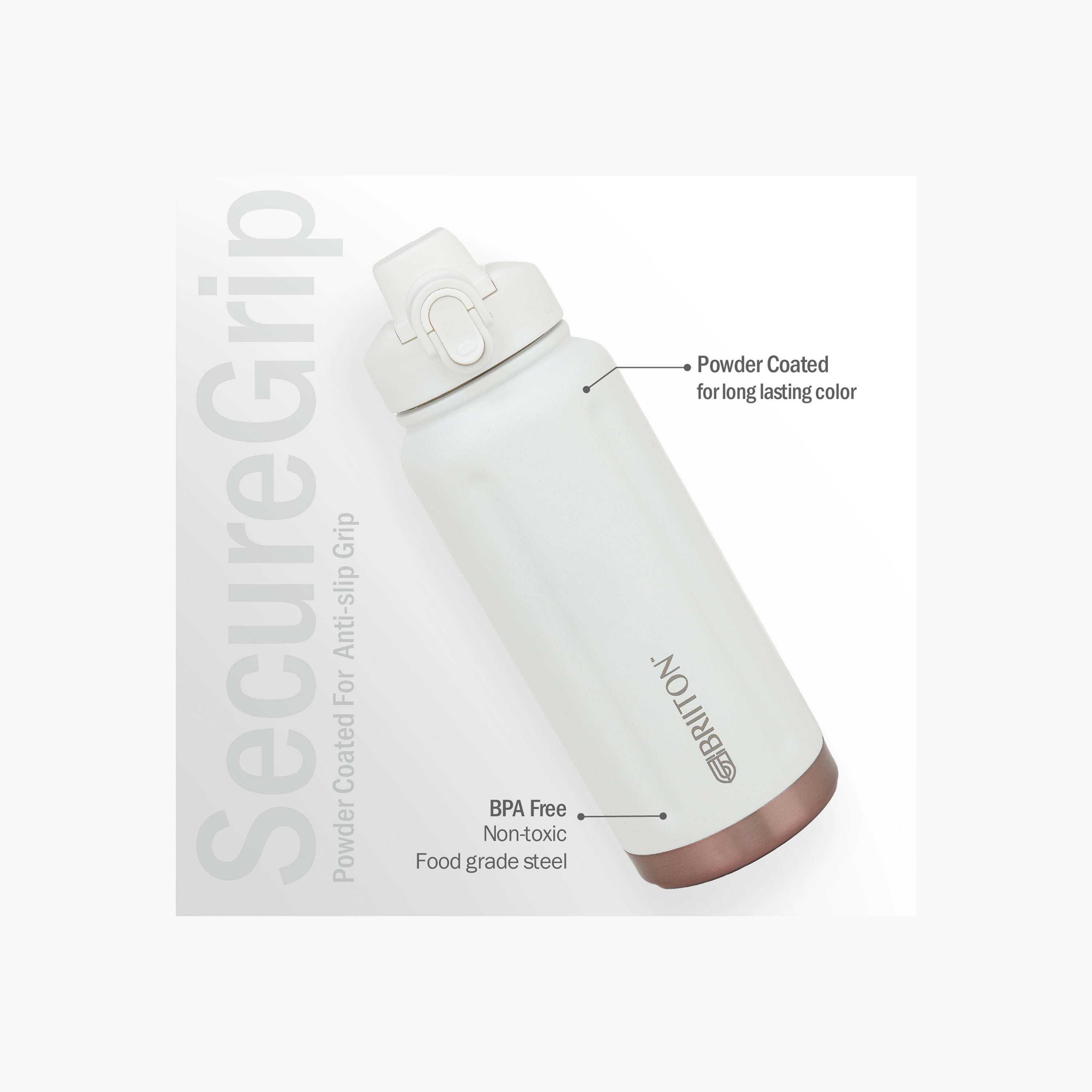 Briiton Logo Print Insulated Stainless Steel Water Bottle - 750 ml-household-dining-drinkserveware-bottles-image-2
