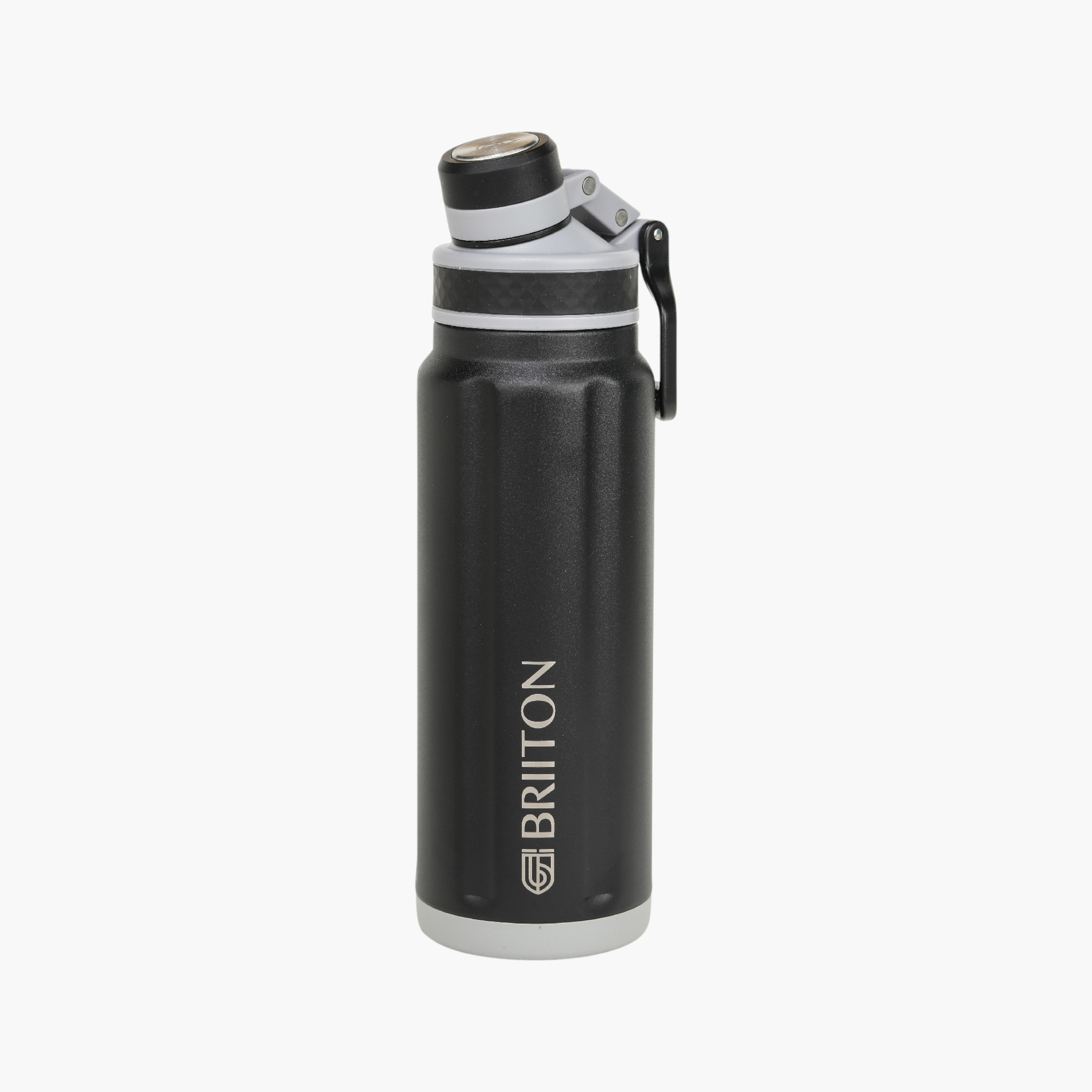 قارورة مياه ستانلس ستيل عازلة بطبعات شعار من بريتون - 850 مل-household-dining-drinkserveware-bottles-image-1