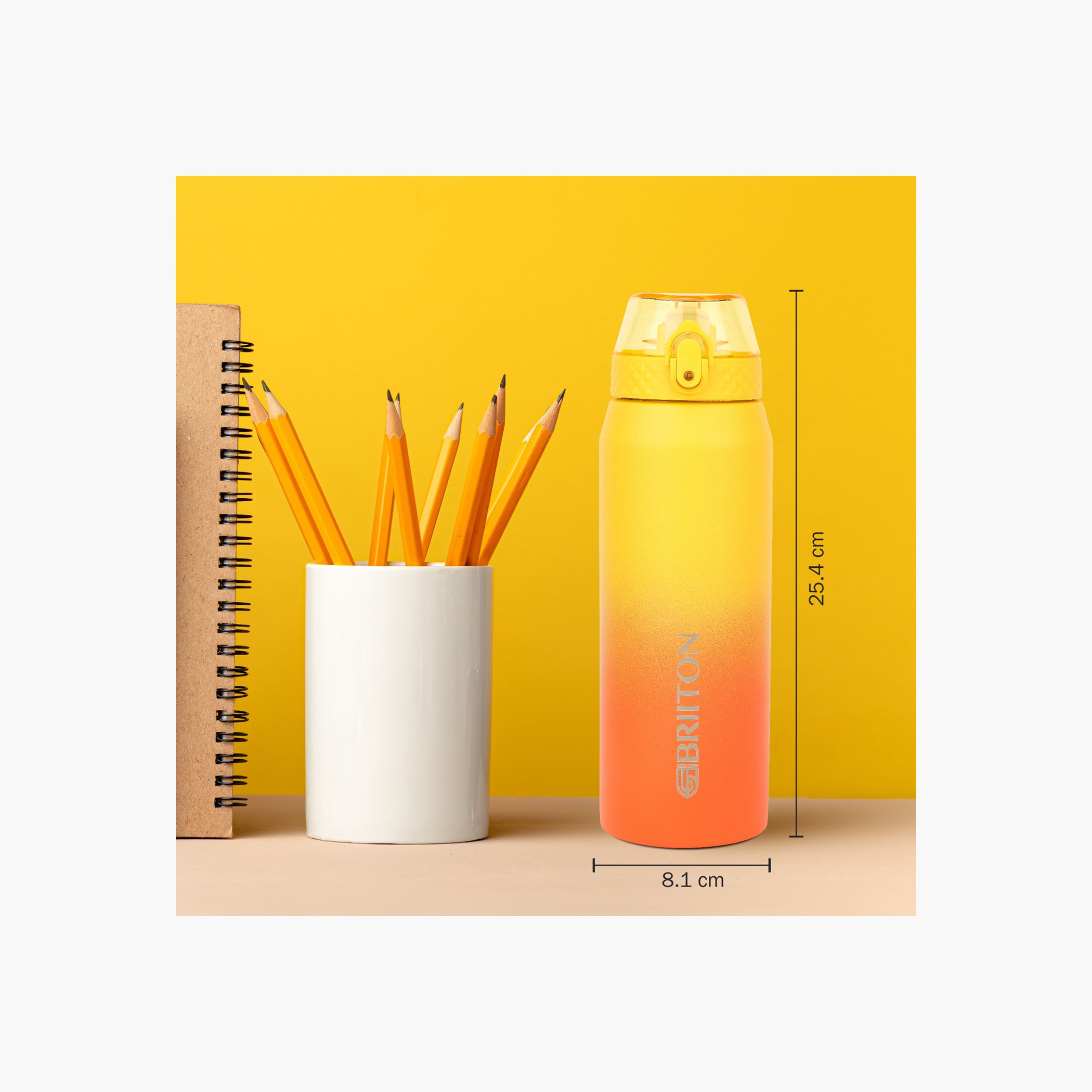 Briiton Ombre Insulated Stainless Steel Water Bottle - 750 ml-household-dining-drinkserveware-bottles-image-3