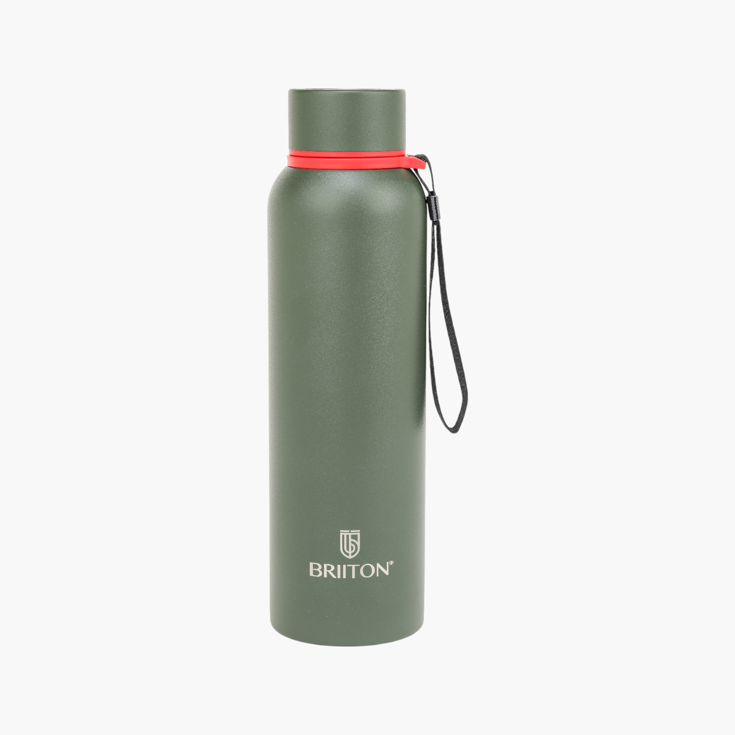 قارورة ماء ستانلس ستيل عازلة للحرارة بطبعات شعار من بريتون - 750 مل-household-dining-drinkserveware-bottles-image-1