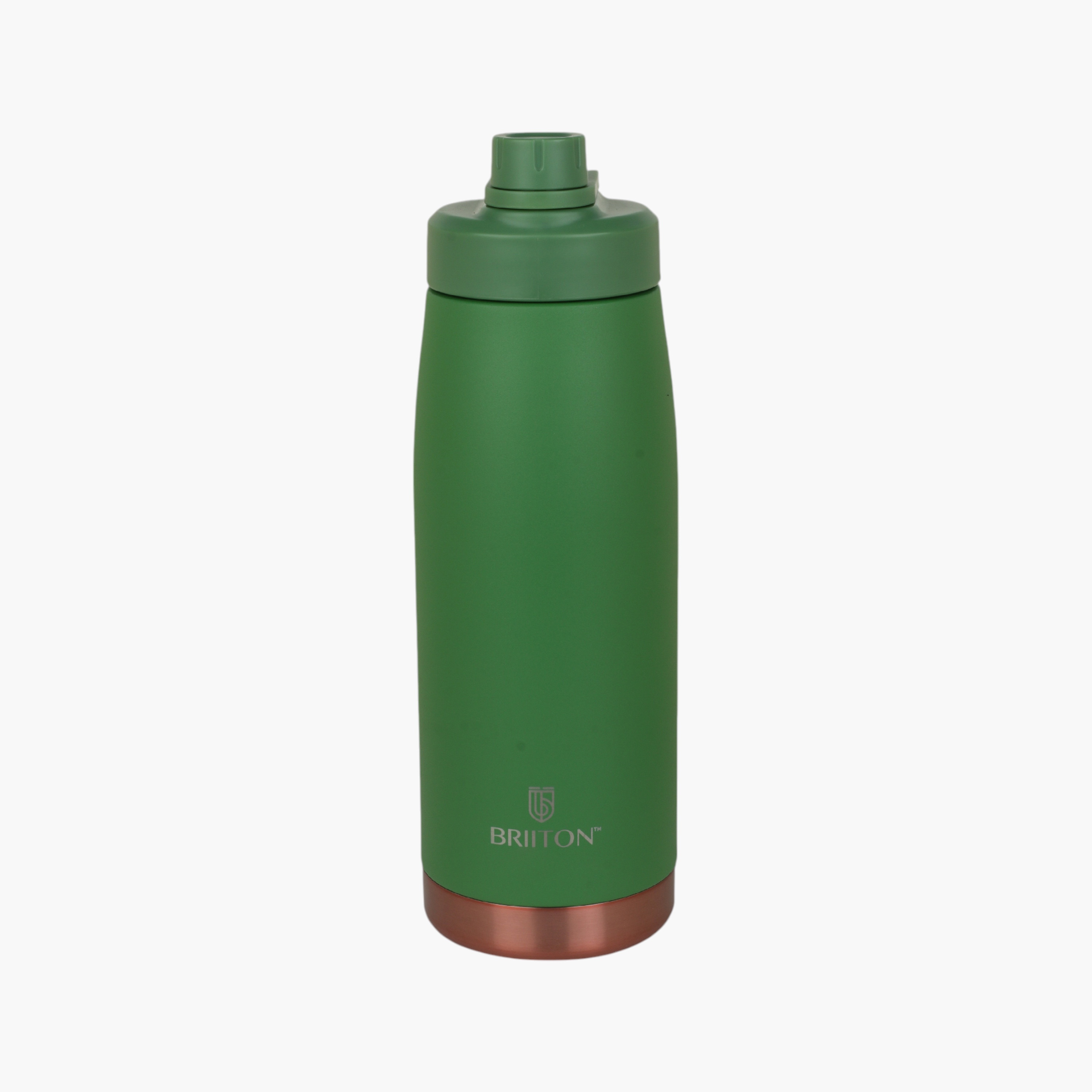قارورة مياه ستانلس ستيل عازلة بطبعات شعار من بريتون - 1 لتر-household-dining-drinkserveware-bottles-image-1