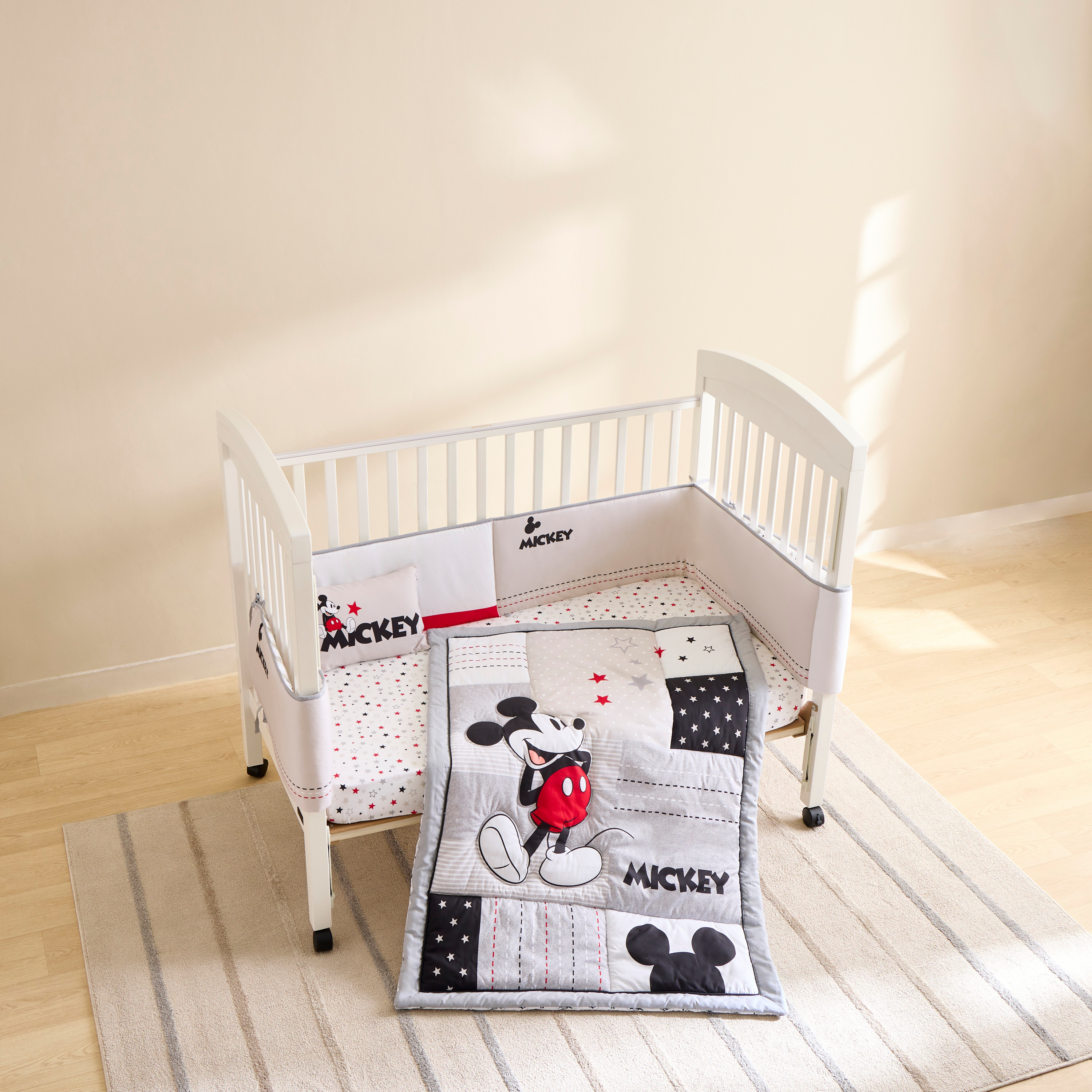 Disney Mickey Mouse Print 5-Piece Comforter Set-baby-nursery-babybedding-image-4