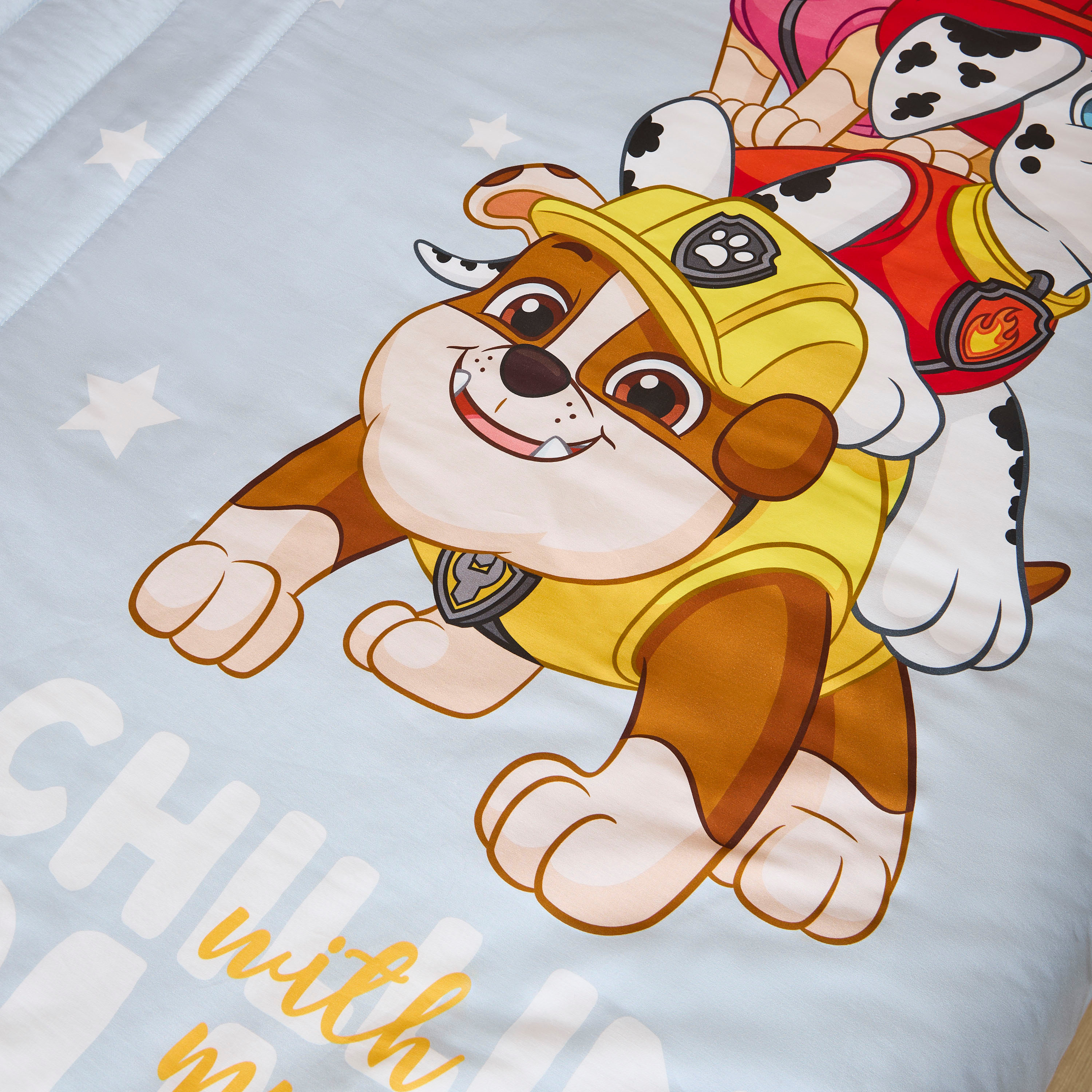 Disney 2-Piece PAW Patrol Print Single Comforter Set - 135x220 cm-baby-nursery-babybedding-image-5