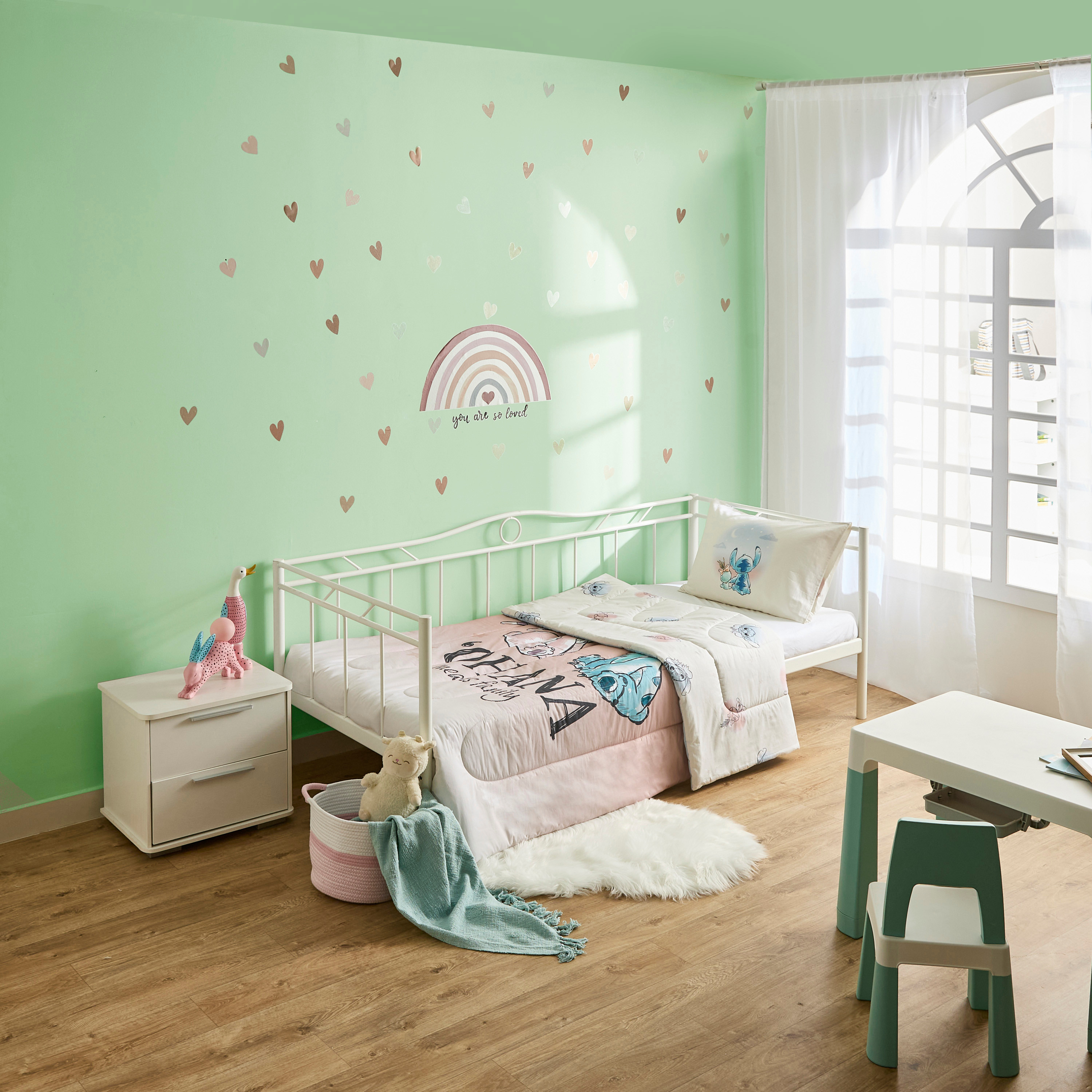 Disney Lilo and Stitch Print 2-Piece Single Comforter Set - 135x220 cm-baby-nursery-babybedding-image-7