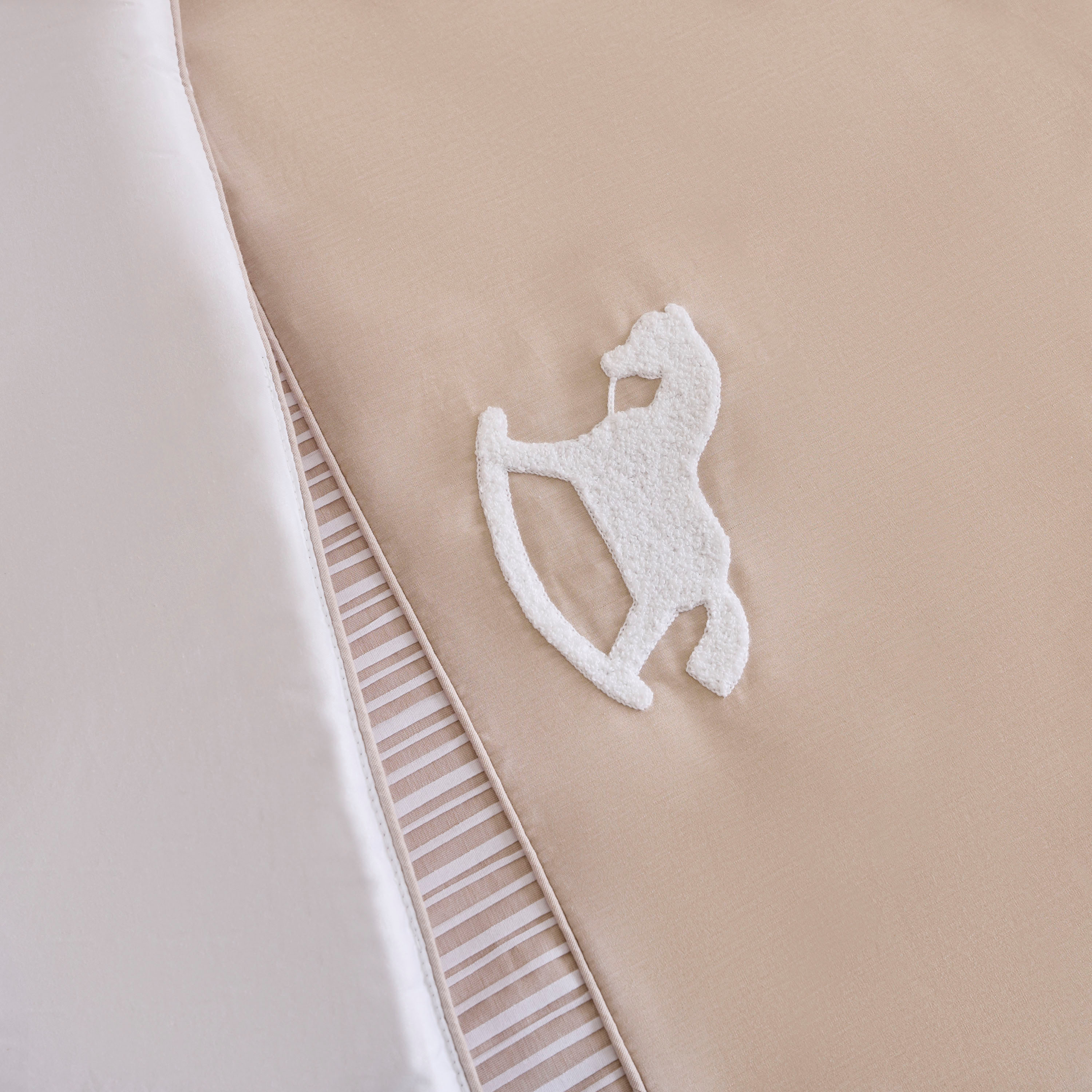 Giggles Horse Embroidered 2-Piece Bedding Set - 100x130 cm-baby-nursery-babybedding-image-7