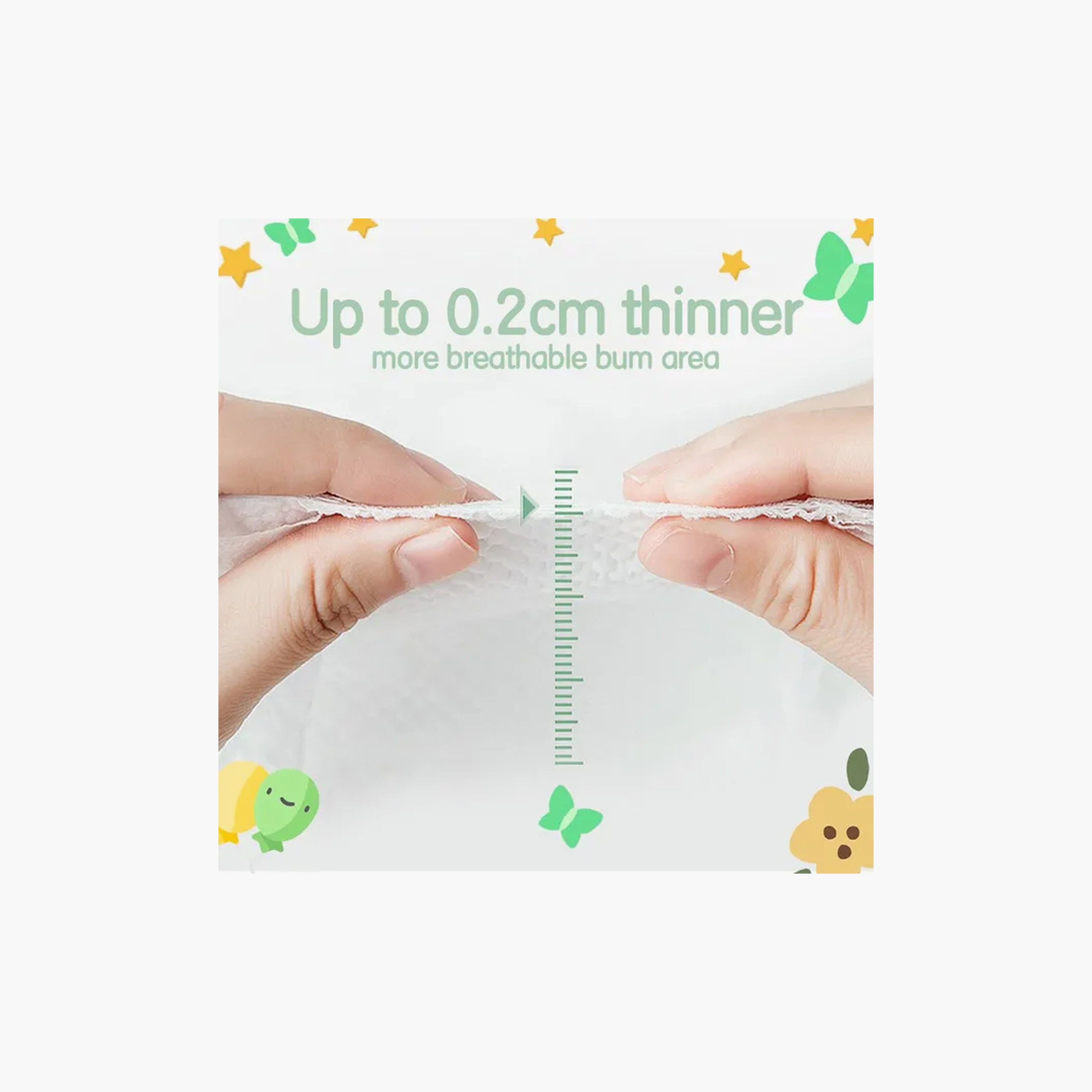 Makuku 32-Piece Comfort Fit Tape Style Diapers - Size 1 New Born (5 Kg)-baby-diapering-diapers-image-5