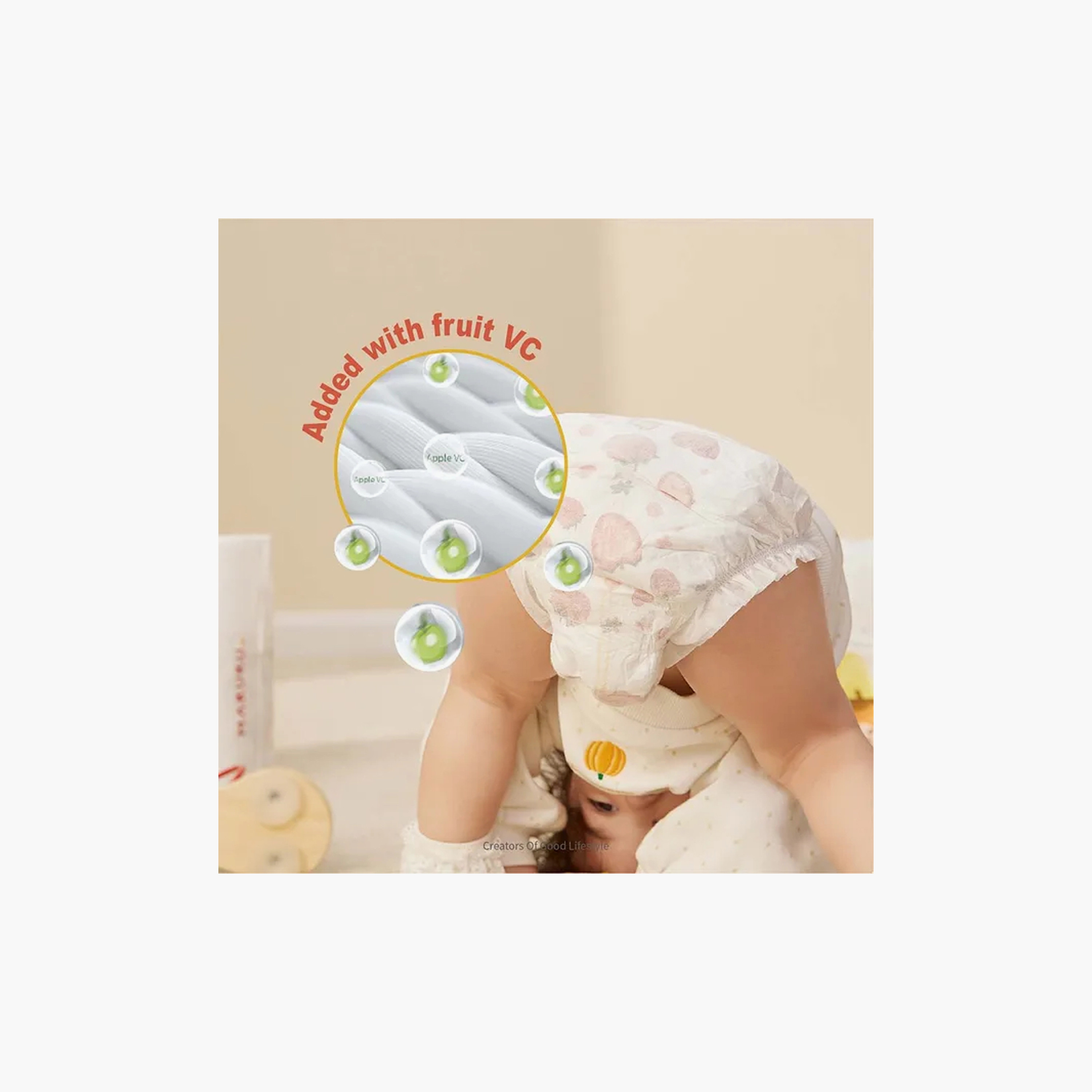 Makuku 34-Piece Air Slim Tape Style Diapers - Size 3 (9-14 Kg)-baby-diapering-diapers-image-3