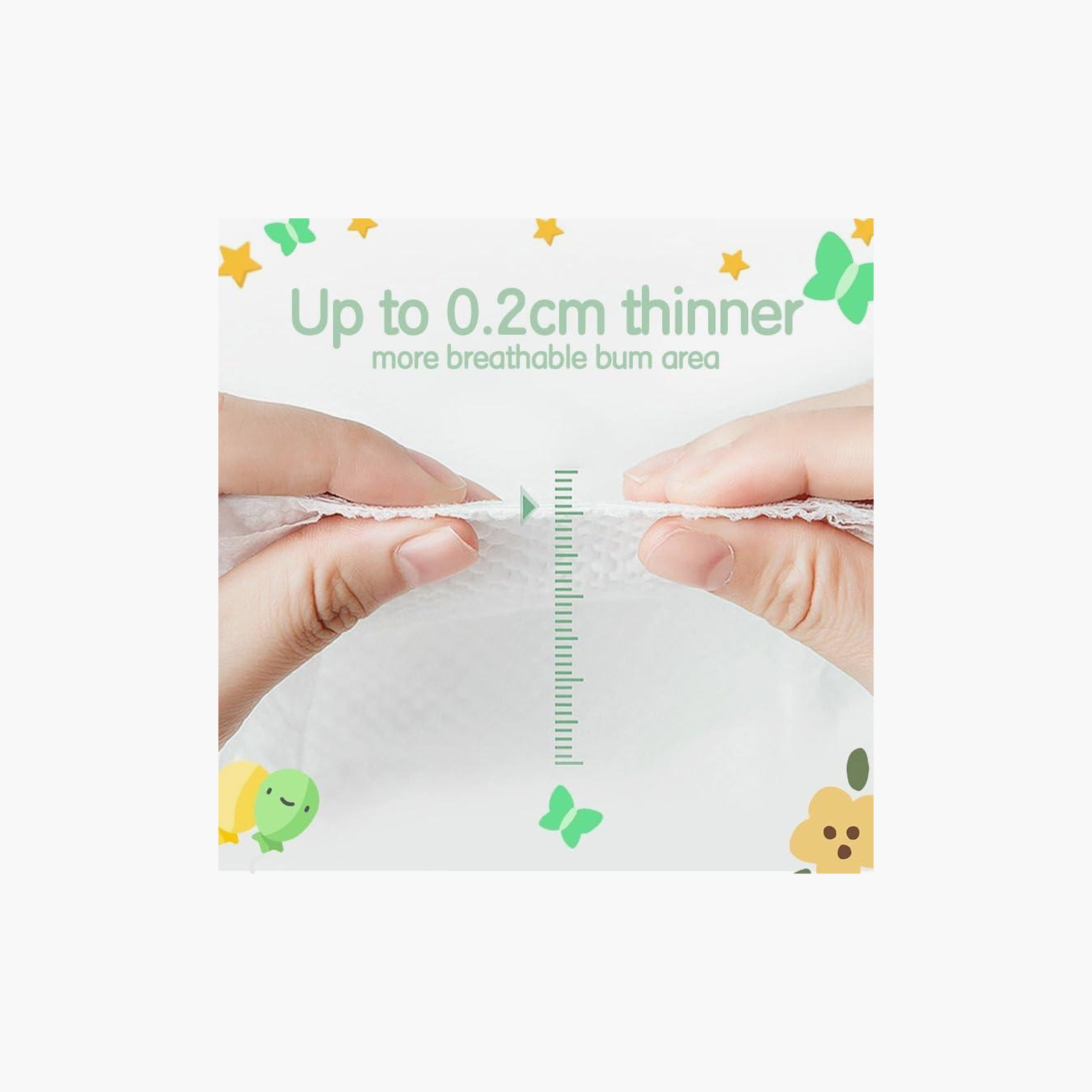 Makuku 100-Piece Pro Care Tap Style Diapers - Size 3 (6-11 Kg)-baby-diapering-diapers-image-2