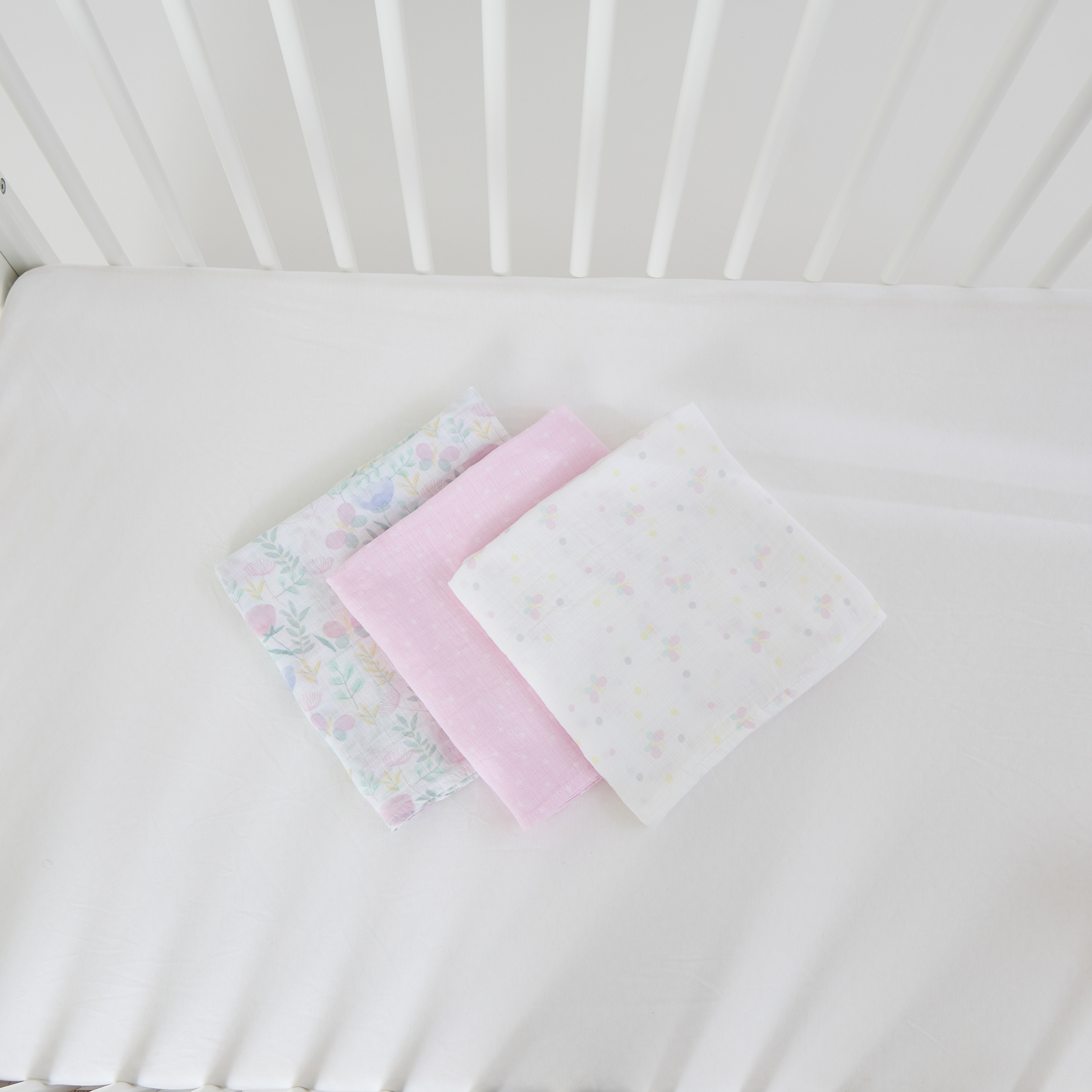 Juniors Printed Muslin Swaddle Blanket - Set of 3-baby-nursery-blanketsandswaddles-receivingblankets-image-4