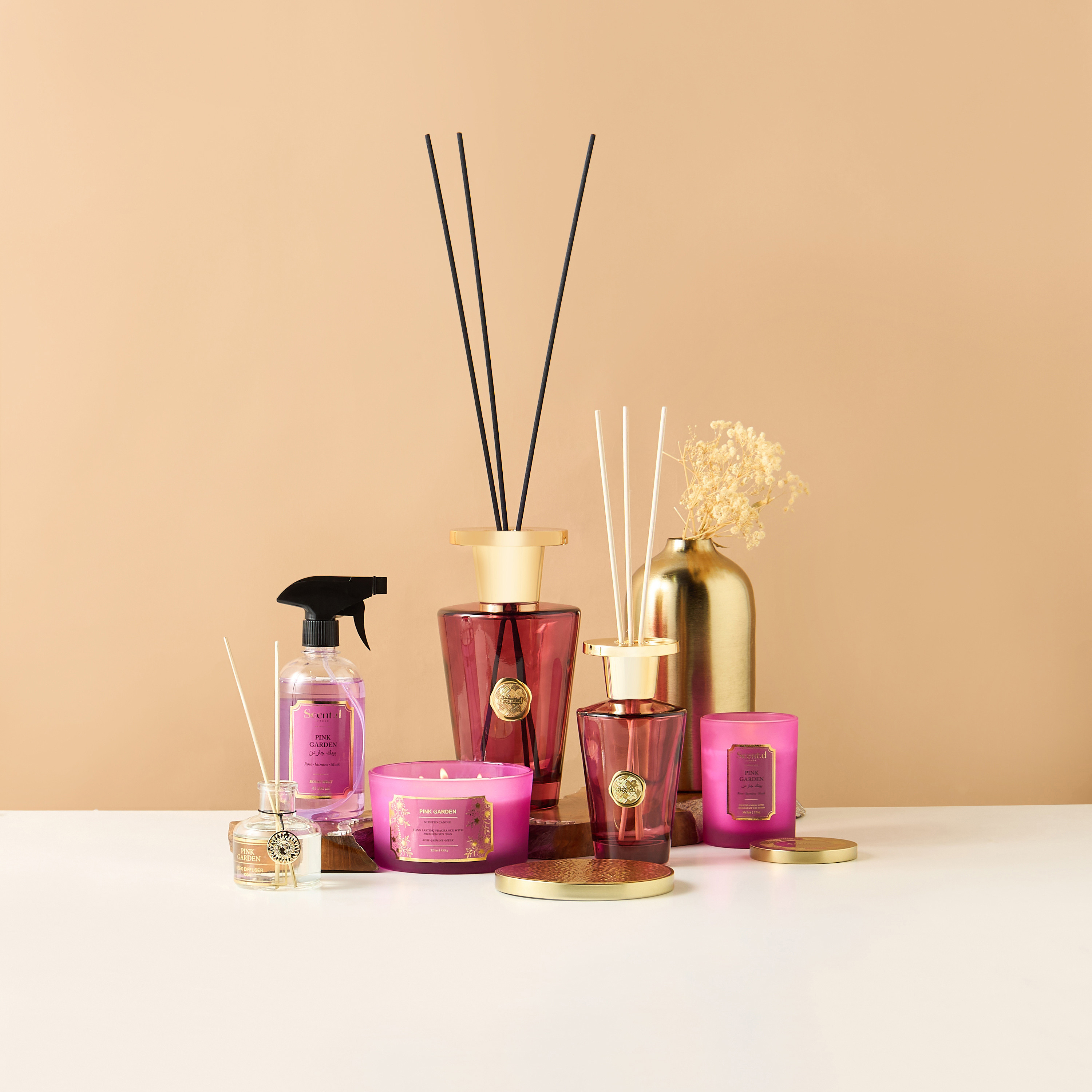 Scent.d Pink Garden Reed Diffuser - 100 ml-household-homefragrance-reeddiffusers-image-4