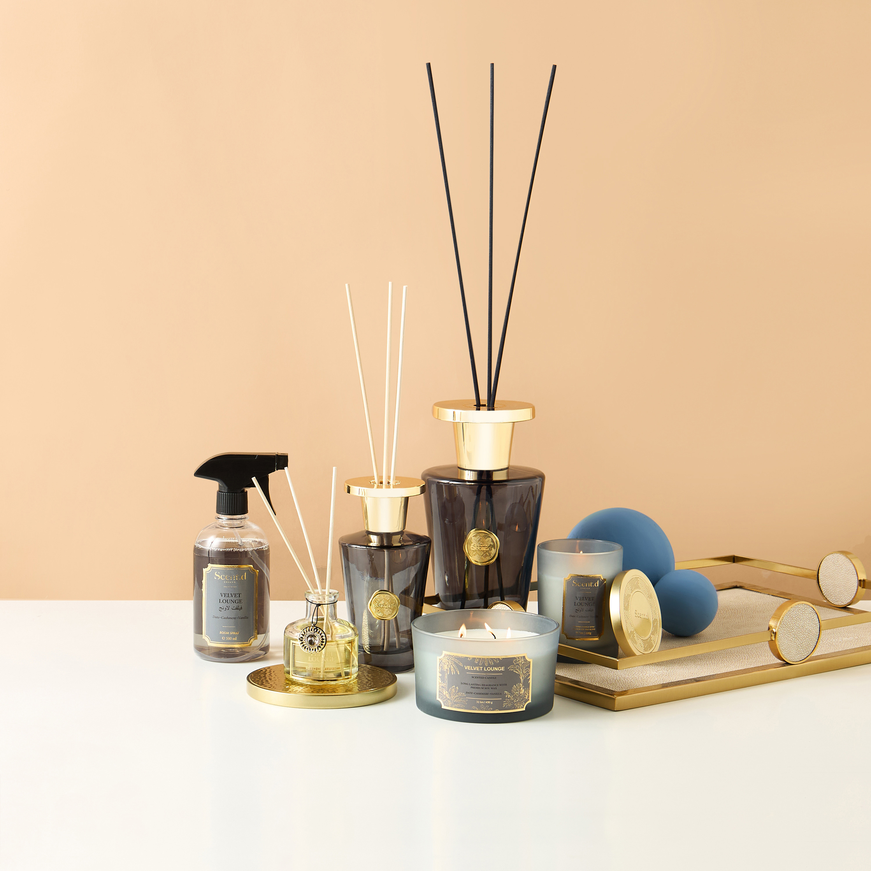 Scent.d London Velvet Lounge Reed Diffuser - 300 ml-household-homefragrance-reeddiffusers-image-5