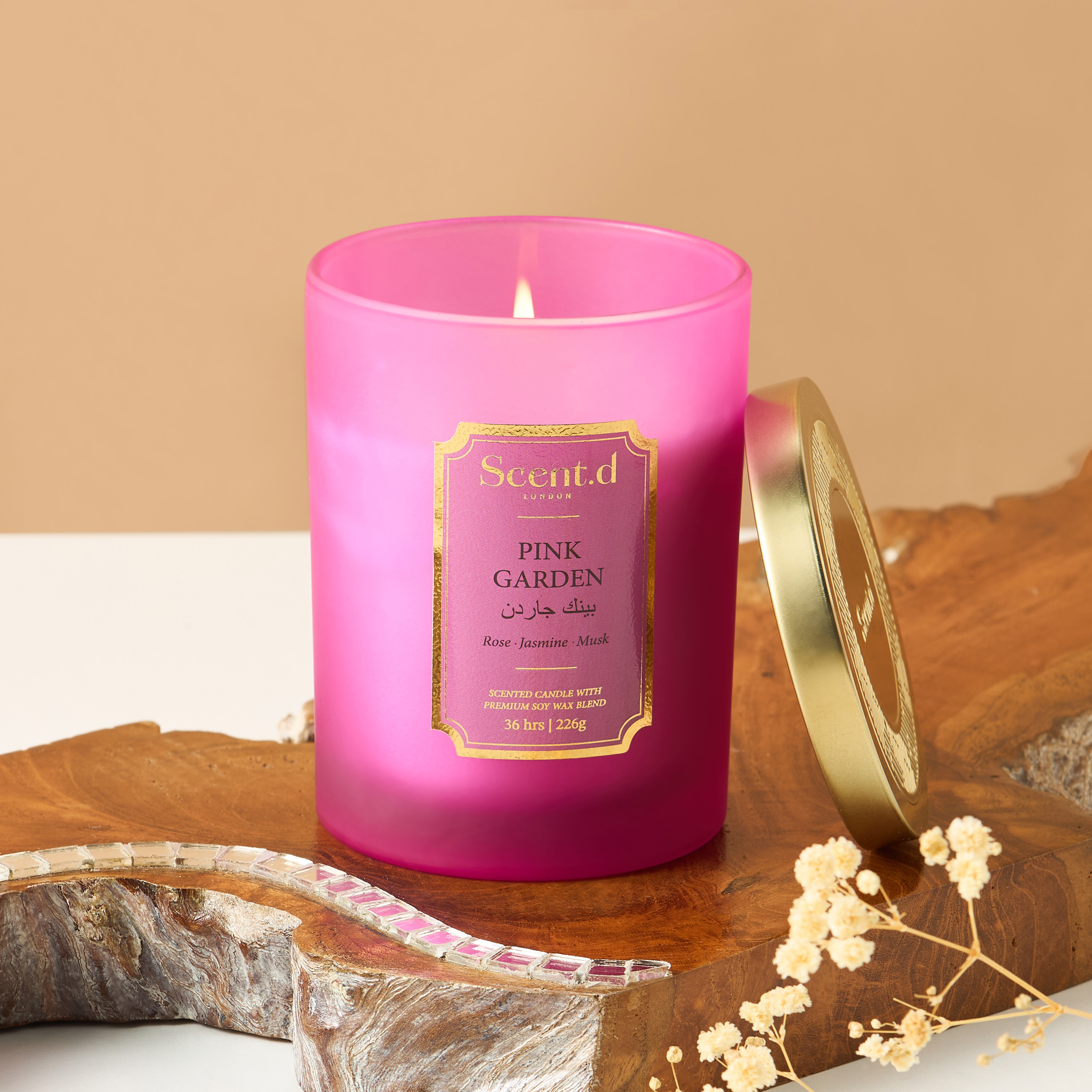 جرة شمعة برائحة أربيان جاسمين من سينت. دي - 226 جم-household-homefragrance-candles-image-1