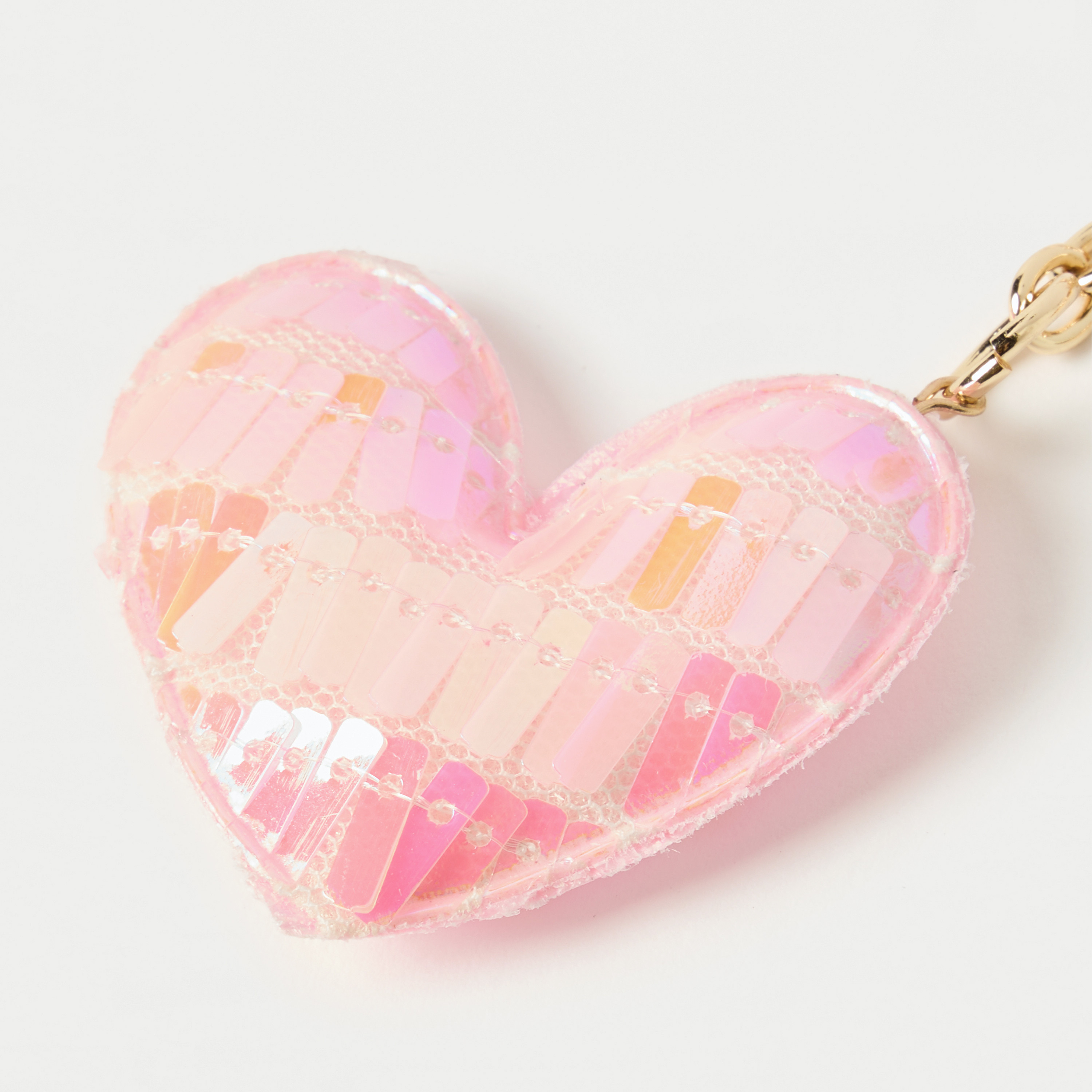 سلسلة مفاتيح بزينة قلب مع خطاف من تشارمز-girls-accessories-keyringsandbagcharms-image-3