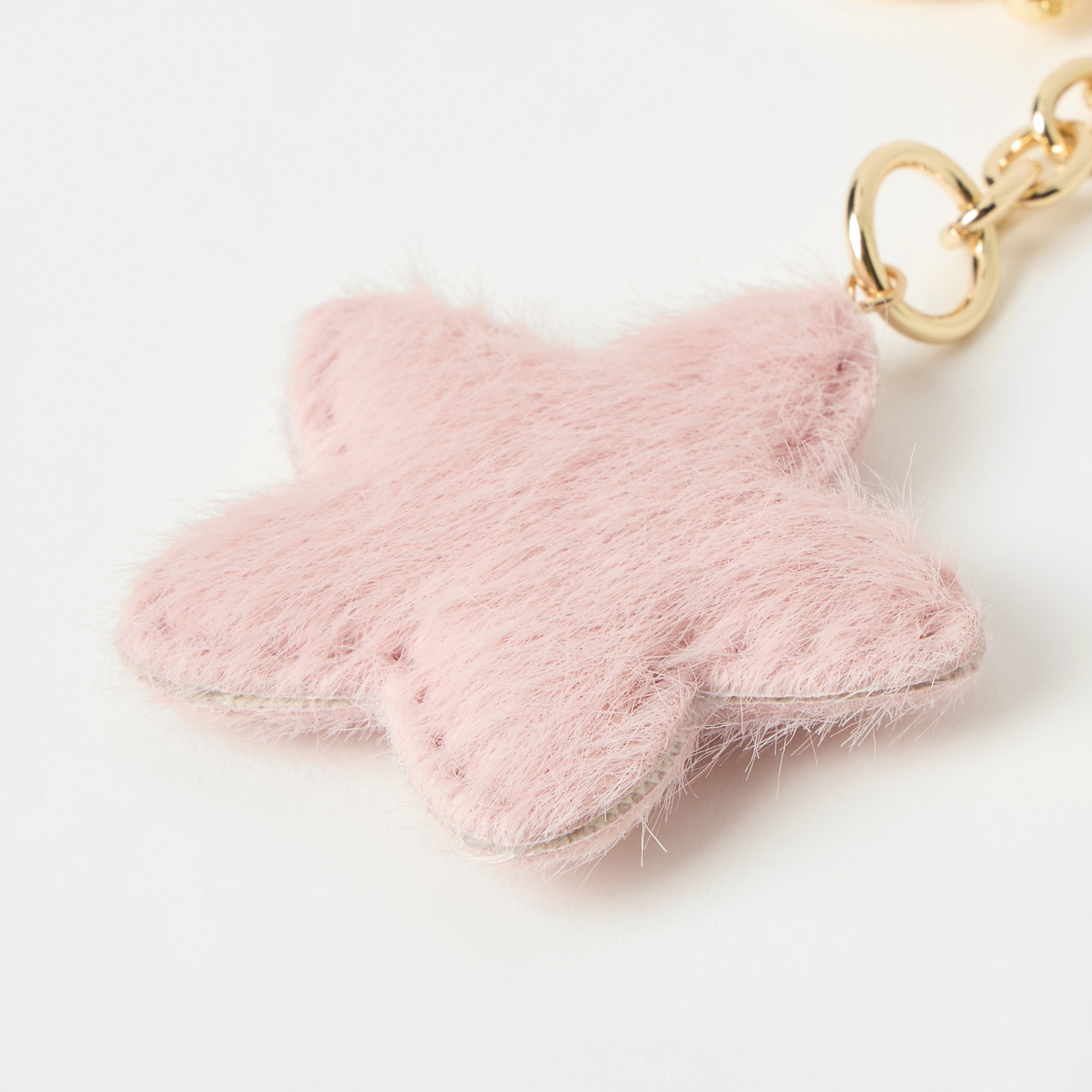 سلسلة مفاتيح مزينة بنجمة مع خطاف من تشارمز-girls-accessories-keyringsandbagcharms-image-3