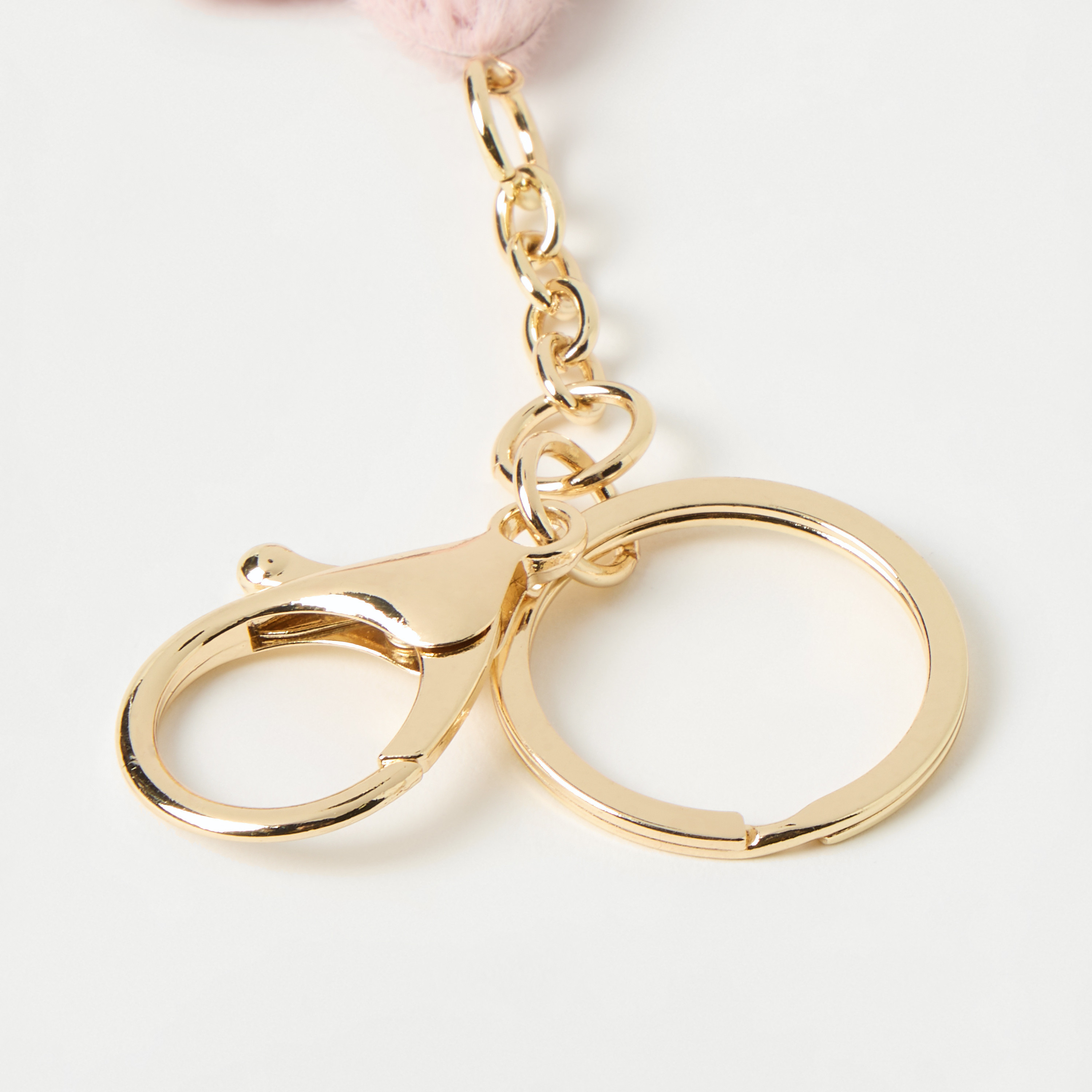 سلسلة مفاتيح مزينة بنجمة مع خطاف من تشارمز-girls-accessories-keyringsandbagcharms-image-4