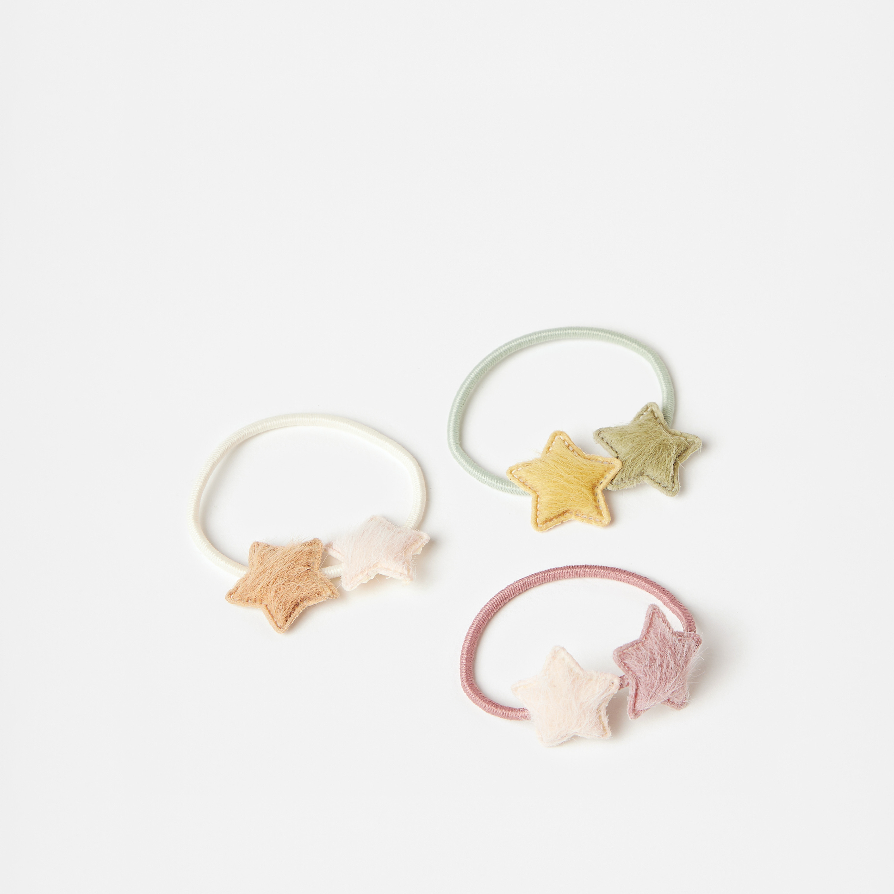 ربطات شعر بتزيينات نجمة من تشارمز- طقم 3 قطع-girls-accessories-hairaccessories-image-1
