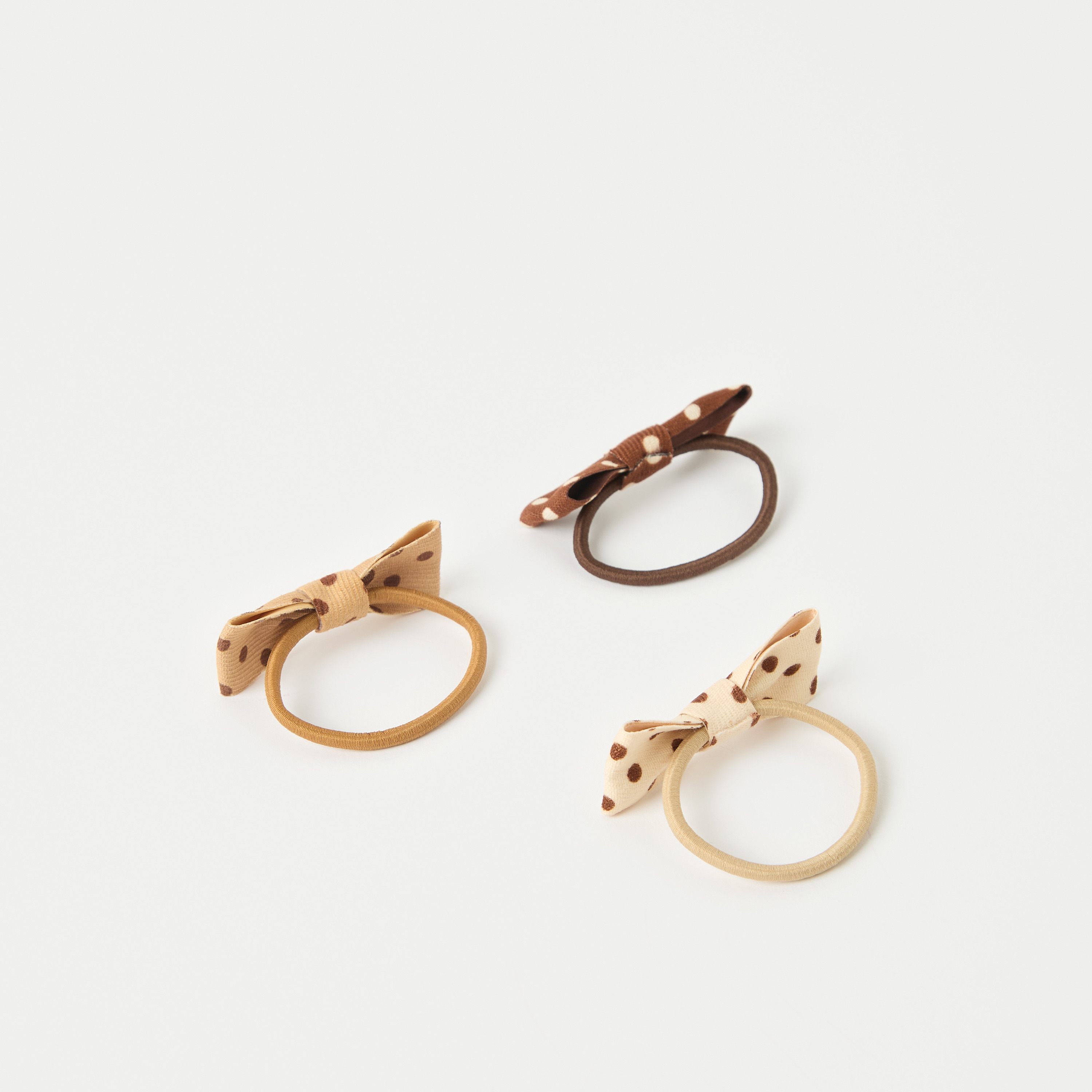 Charmz Bow Accent Hair Tie - Set of 3-girls-accessories-hairaccessories-image-2