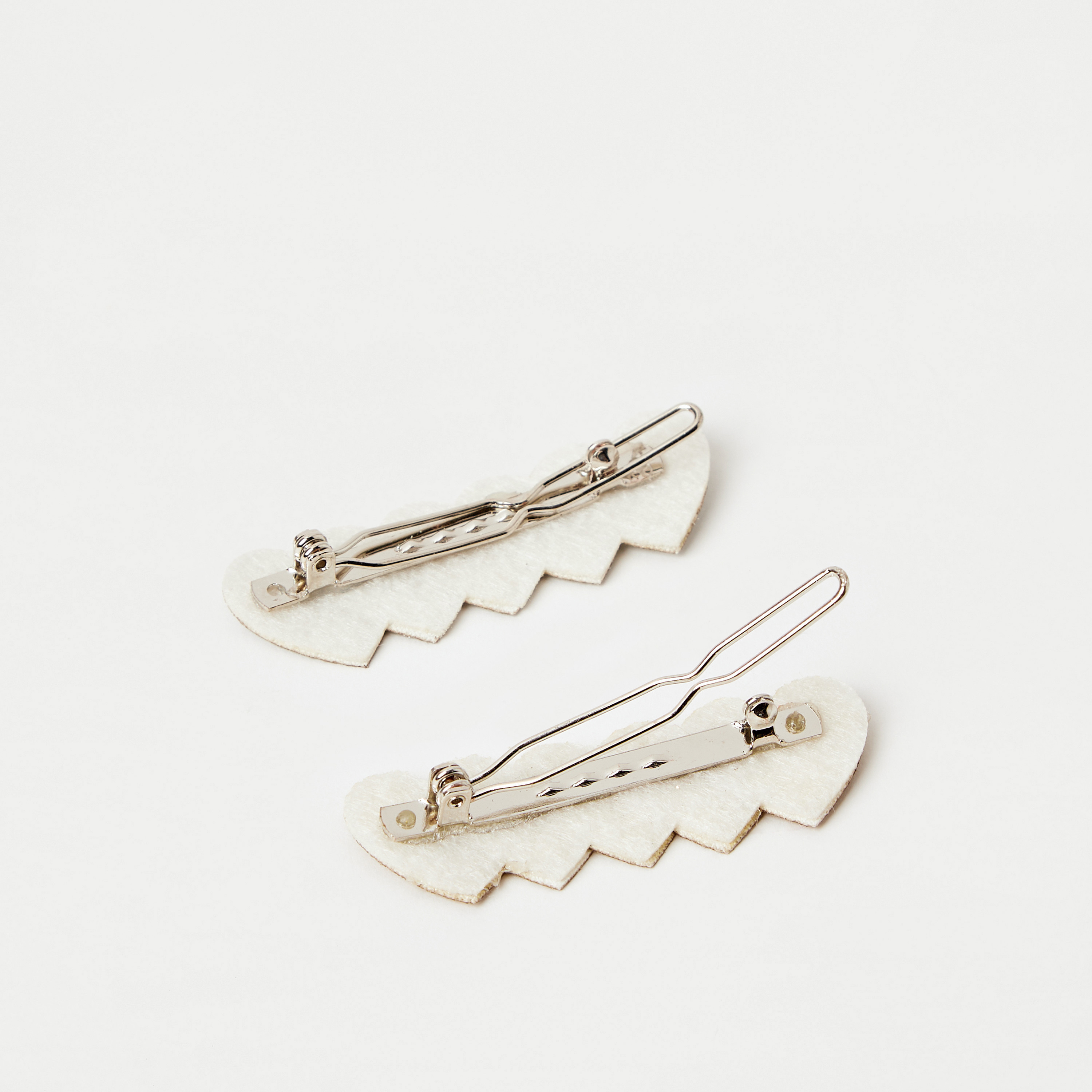مشابك شعر بزينة قلب من تشارمز- طقم من قطعتين-girls-accessories-hairaccessories-image-2