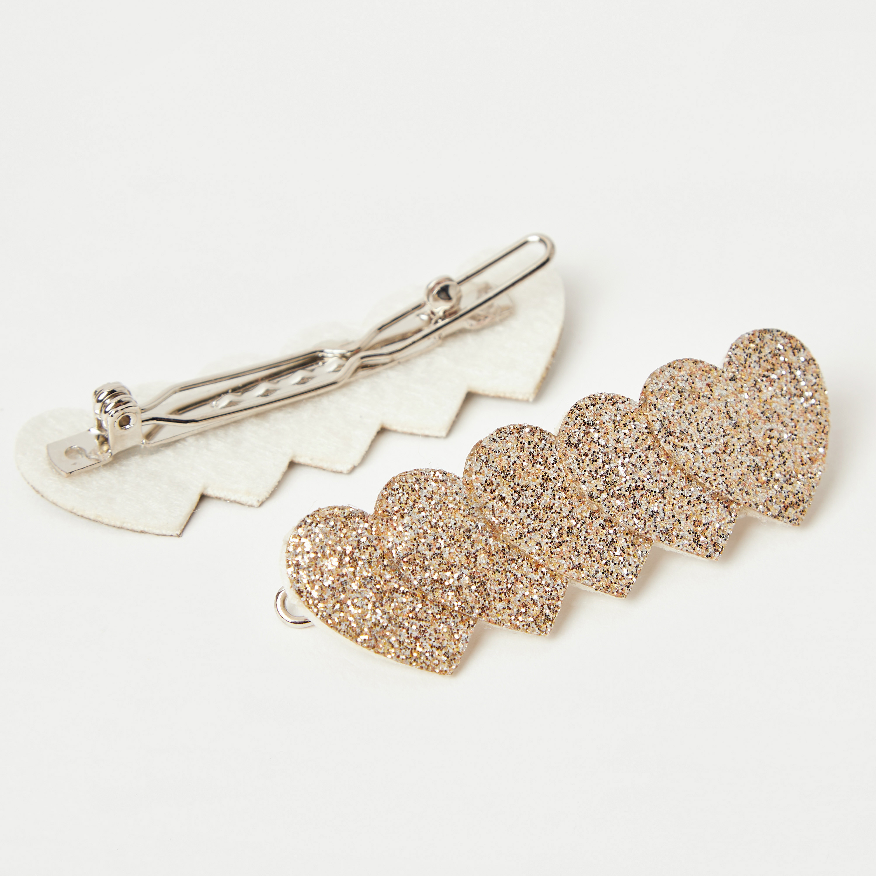 مشابك شعر بزينة قلب من تشارمز- طقم من قطعتين-girls-accessories-hairaccessories-image-3