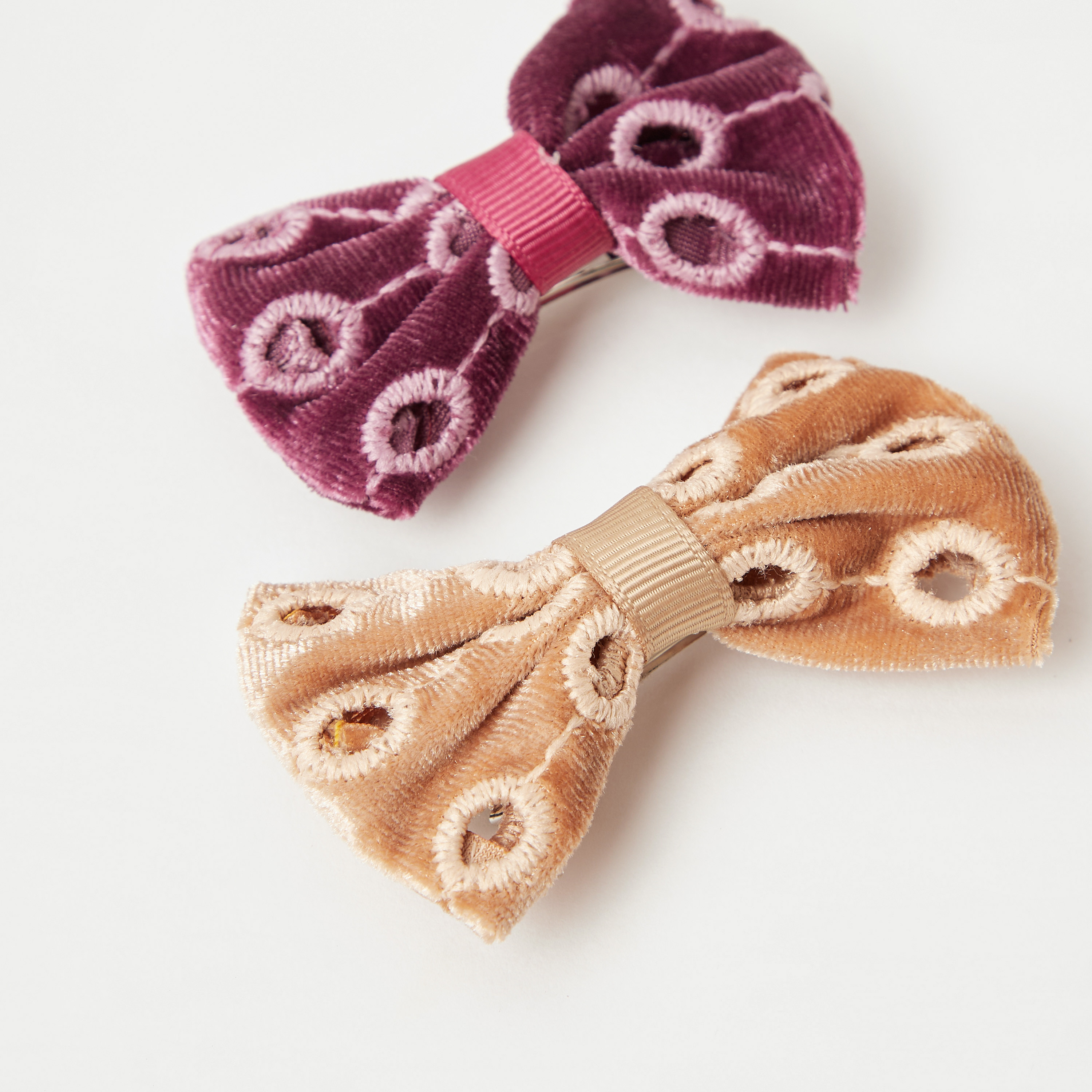 مشبك شعر باريت فيونكة بارز الملمس من تشارمز - طقم من قطعتين-girls-accessories-hairaccessories-image-3