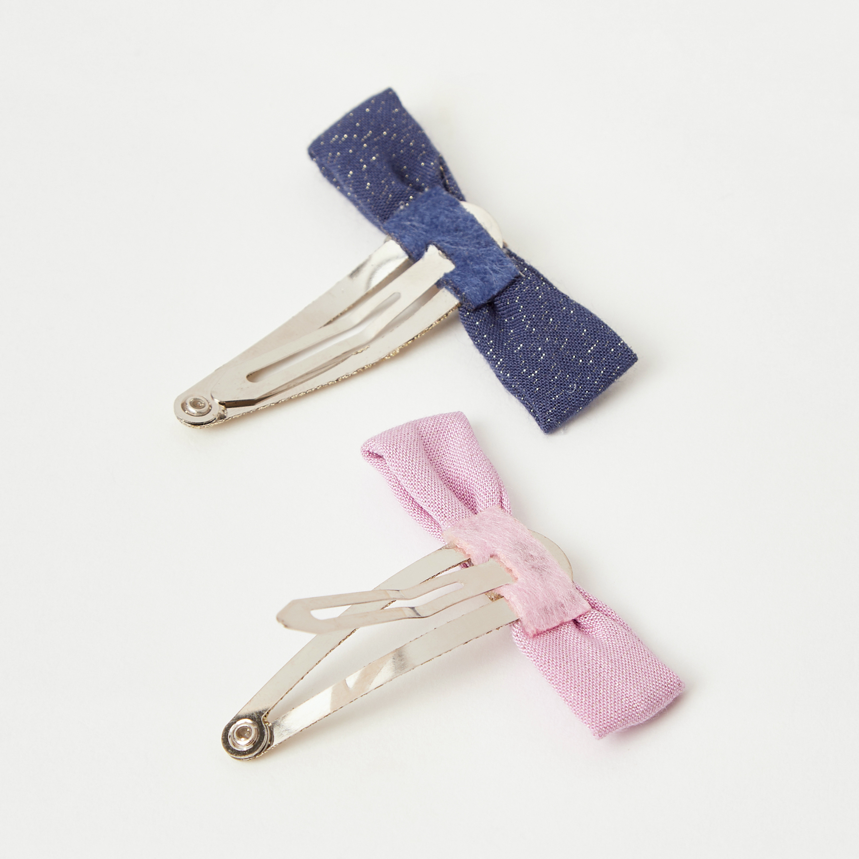 Charmz Bow Embellished Hair Clip - Set of 2-girls-accessories-hairaccessories-image-2