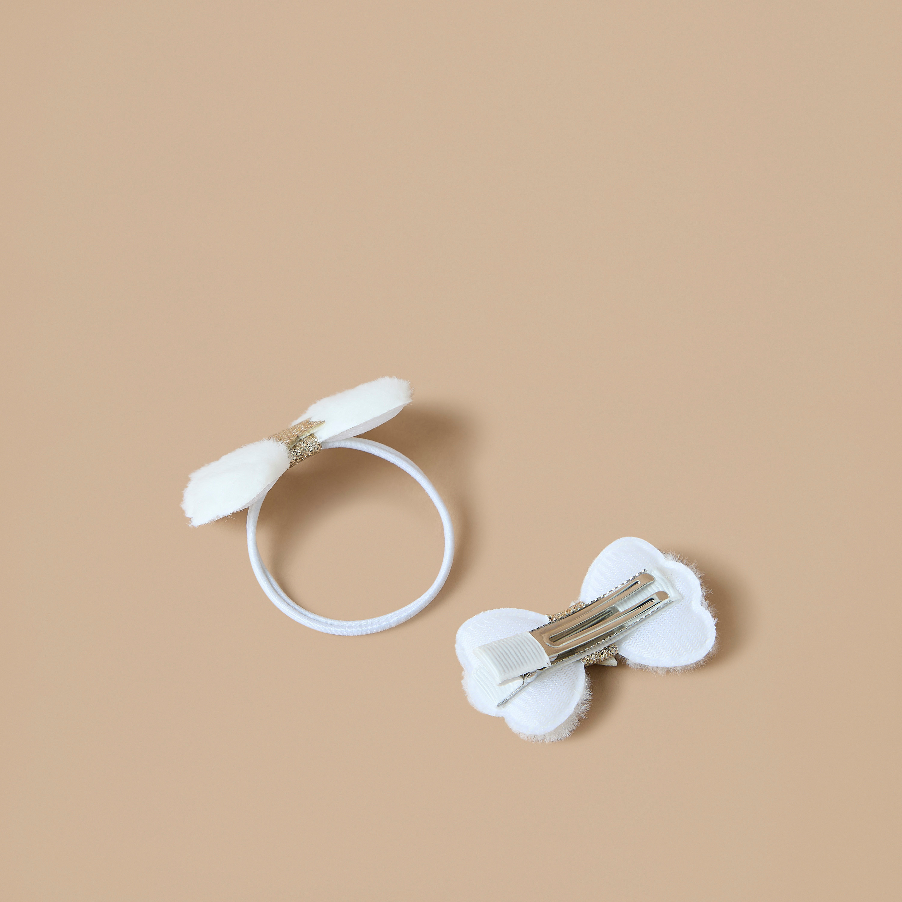 طقم مشبك وربطة شعر بزينة نجمة من تشارمز-girls-accessories-hairaccessories-image-2