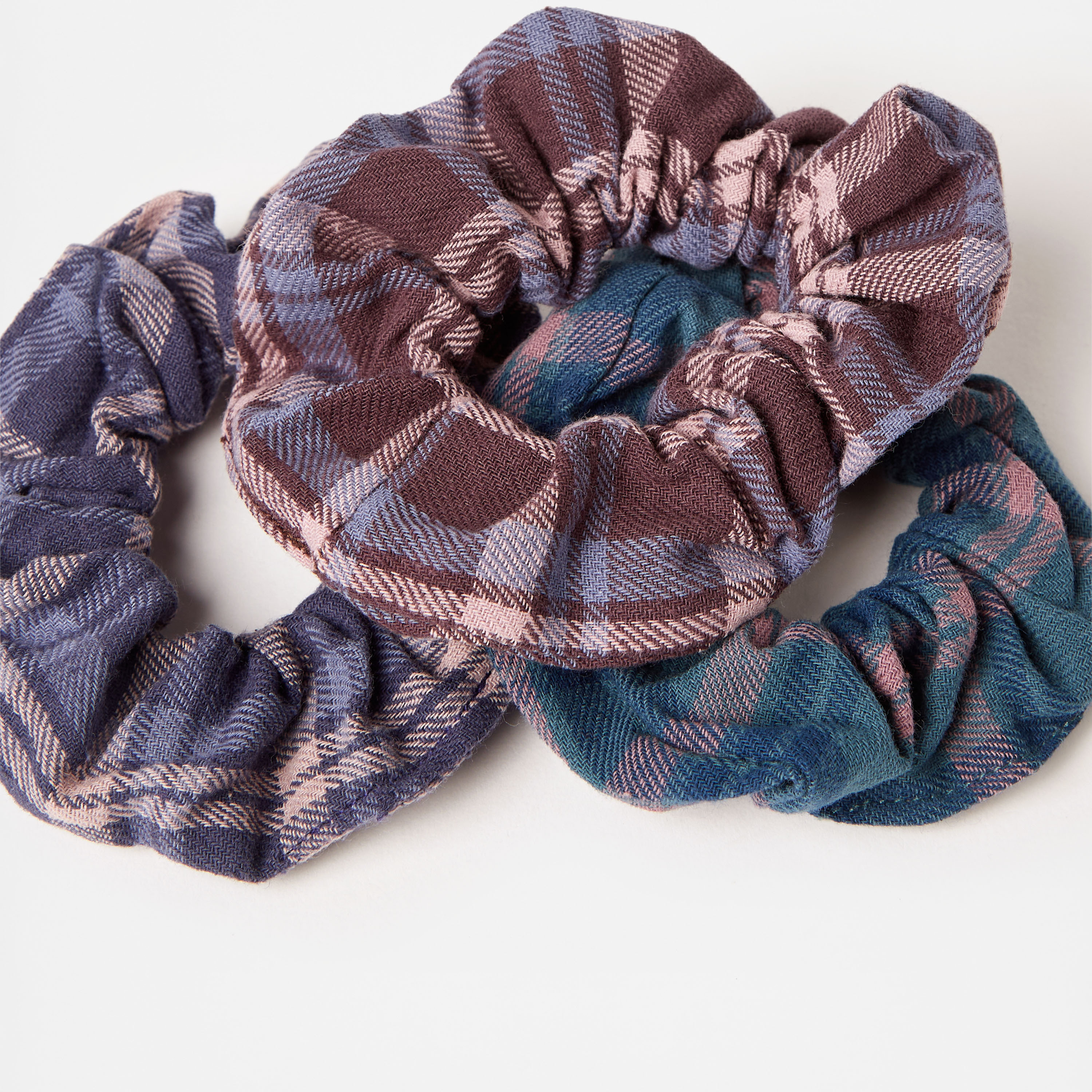 Charmz Checked Scrunchie - Set of 3-girls-accessories-hairaccessories-image-4