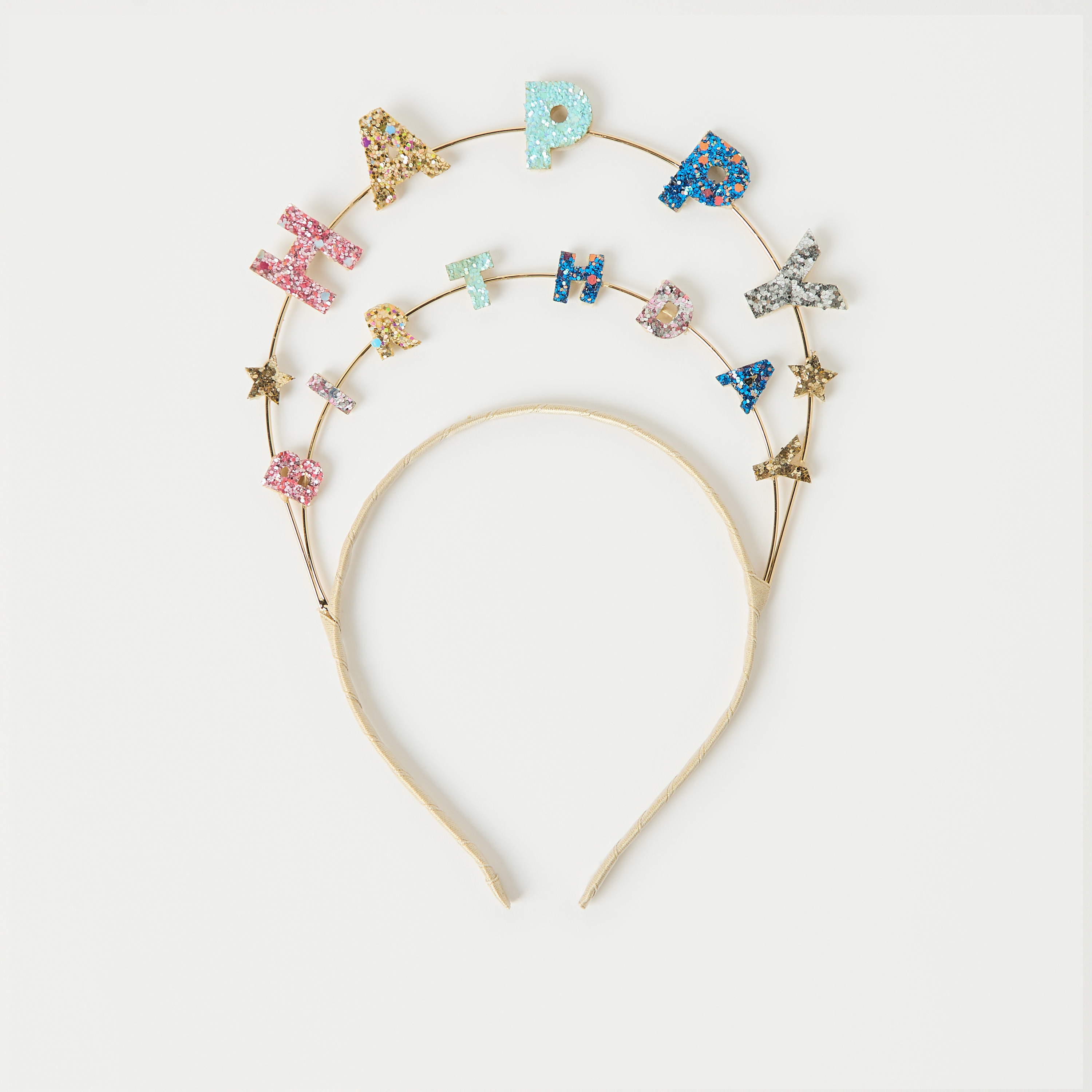 Charmz Happy Birthday Layered Hairband-girls-accessories-hairaccessories-image-3