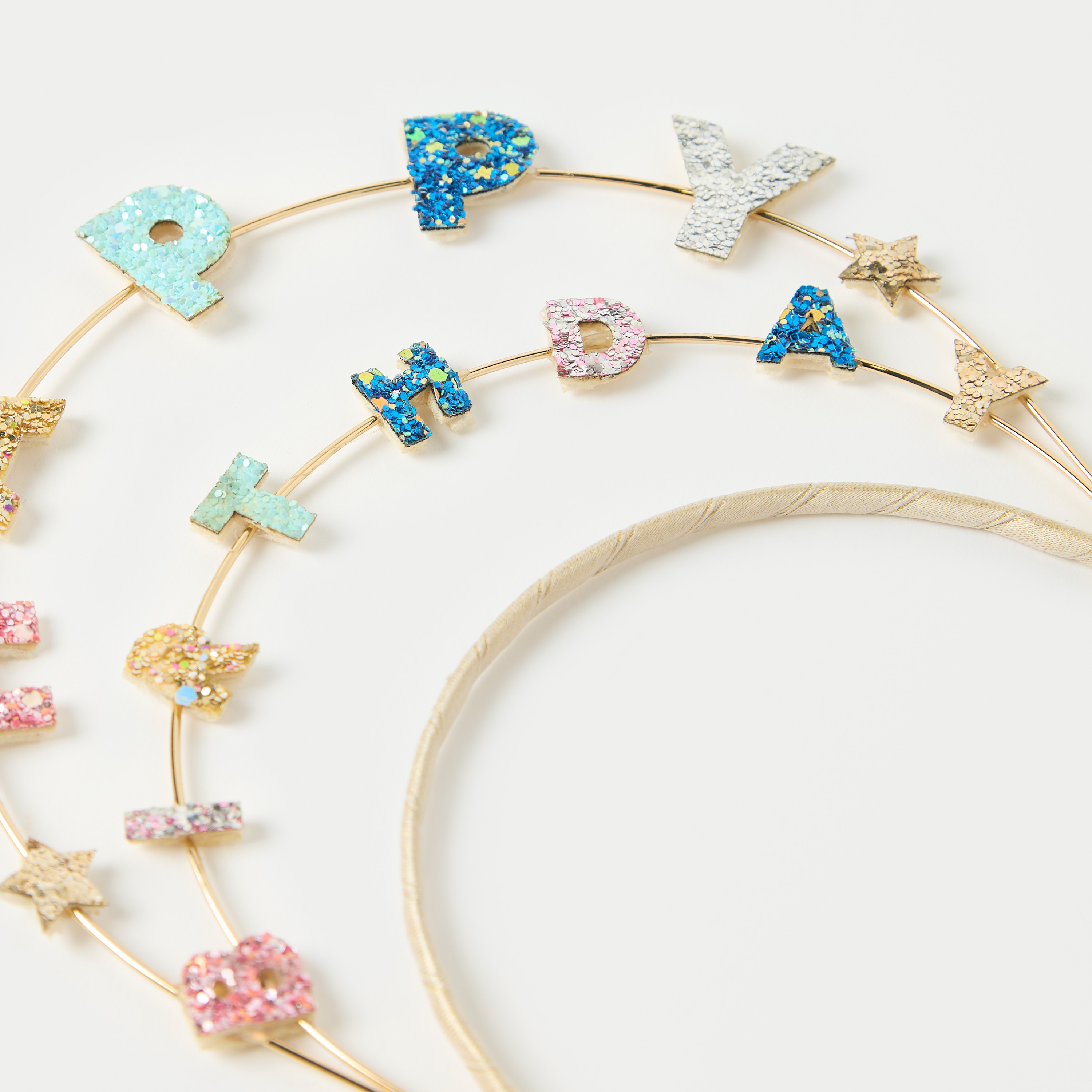 Charmz Happy Birthday Layered Hairband-girls-accessories-hairaccessories-image-4