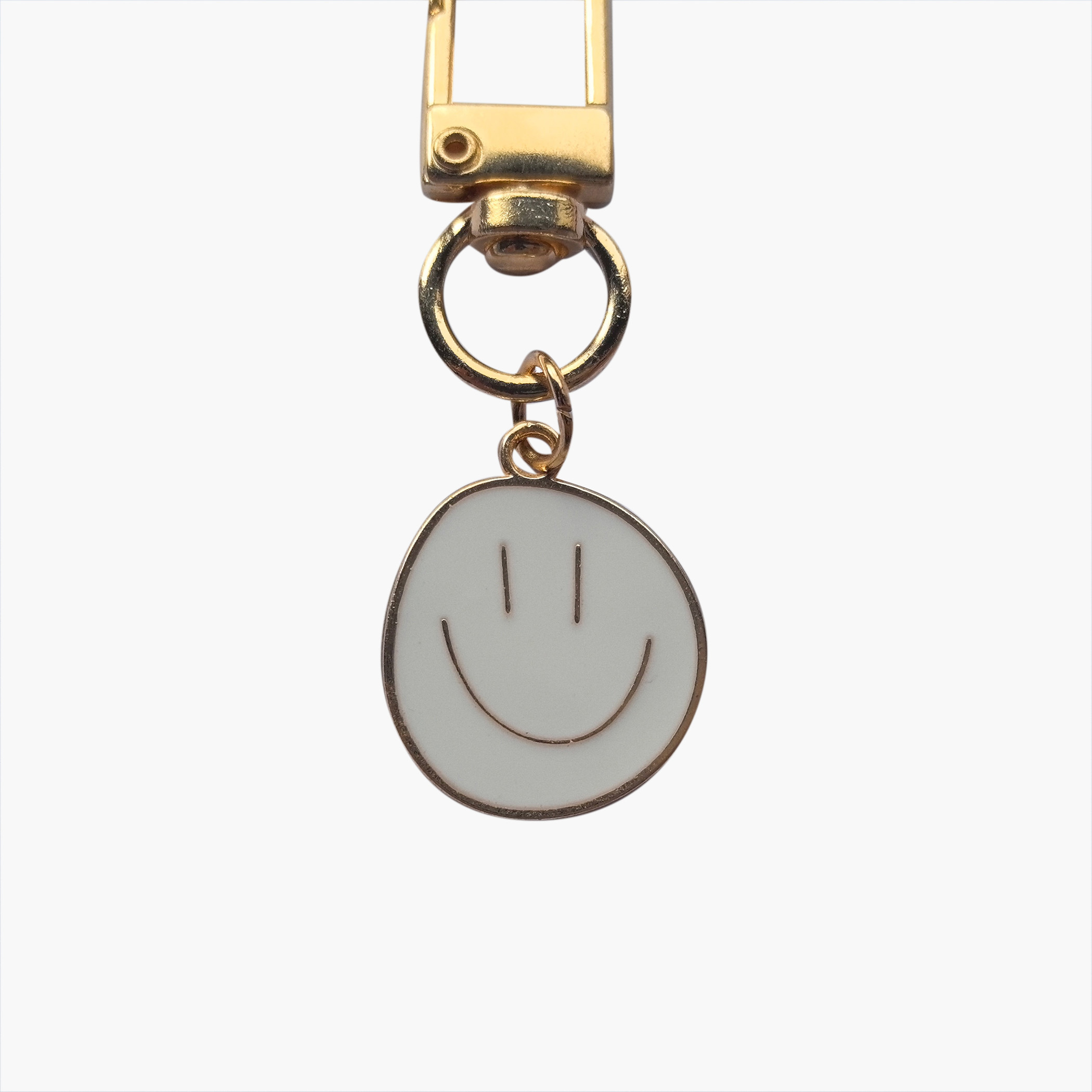 سلسلة مفاتيح معدنية بدلاية سمايلي من جلو-girls-accessories-keyringsandbagcharms-image-3