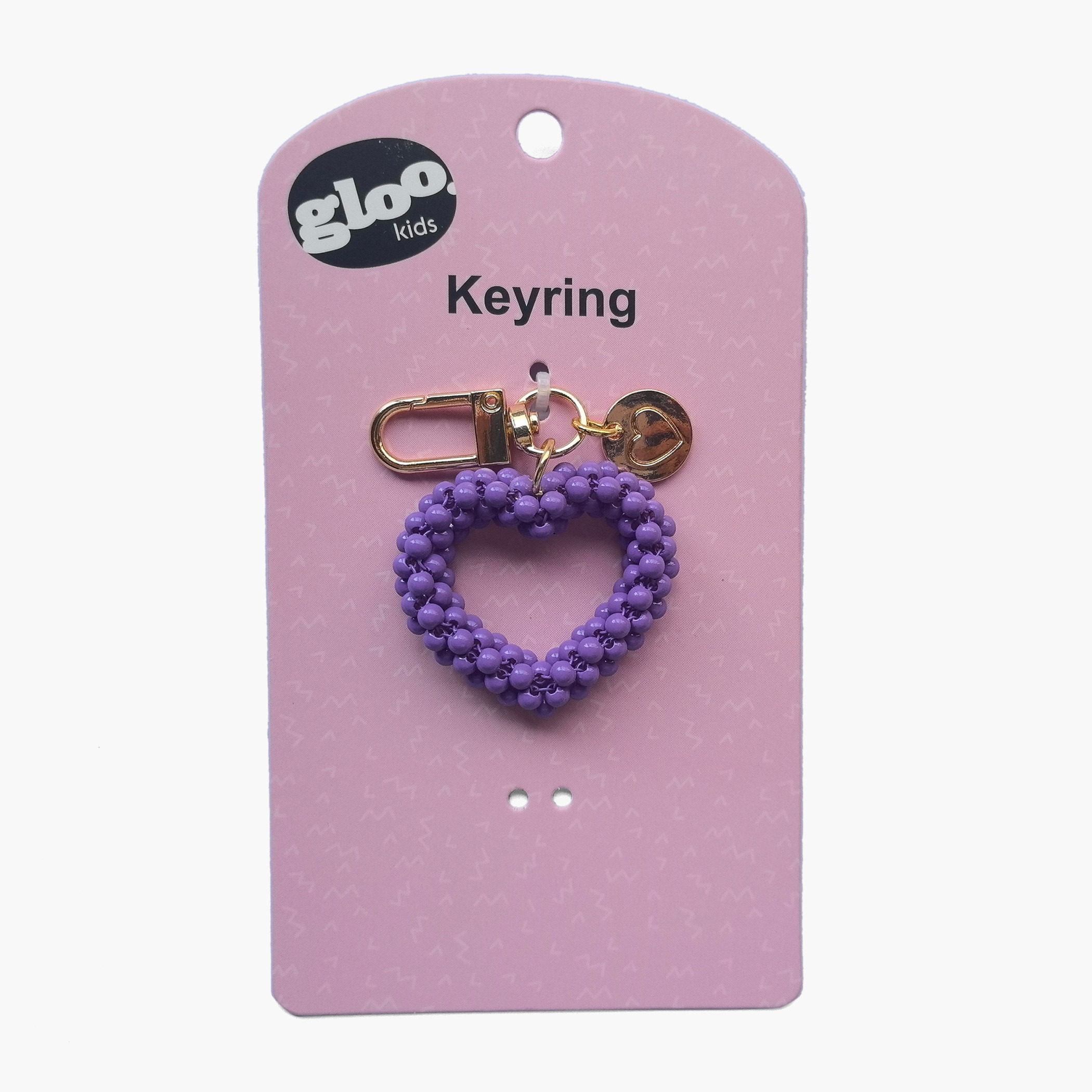Gloo Embellished Heart Keyring with Metallic Accent-girls-accessories-keyringsandbagcharms-image-5