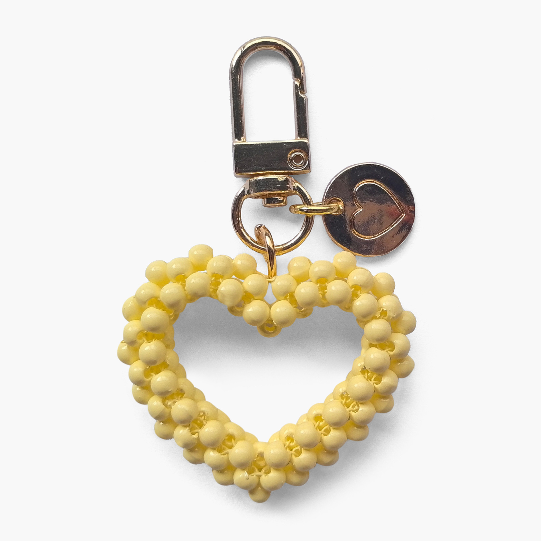 سلسلة مفاتيح بزينة قلب مع لمسات ميتاليك من جلو-girls-accessories-keyringsandbagcharms-image-1