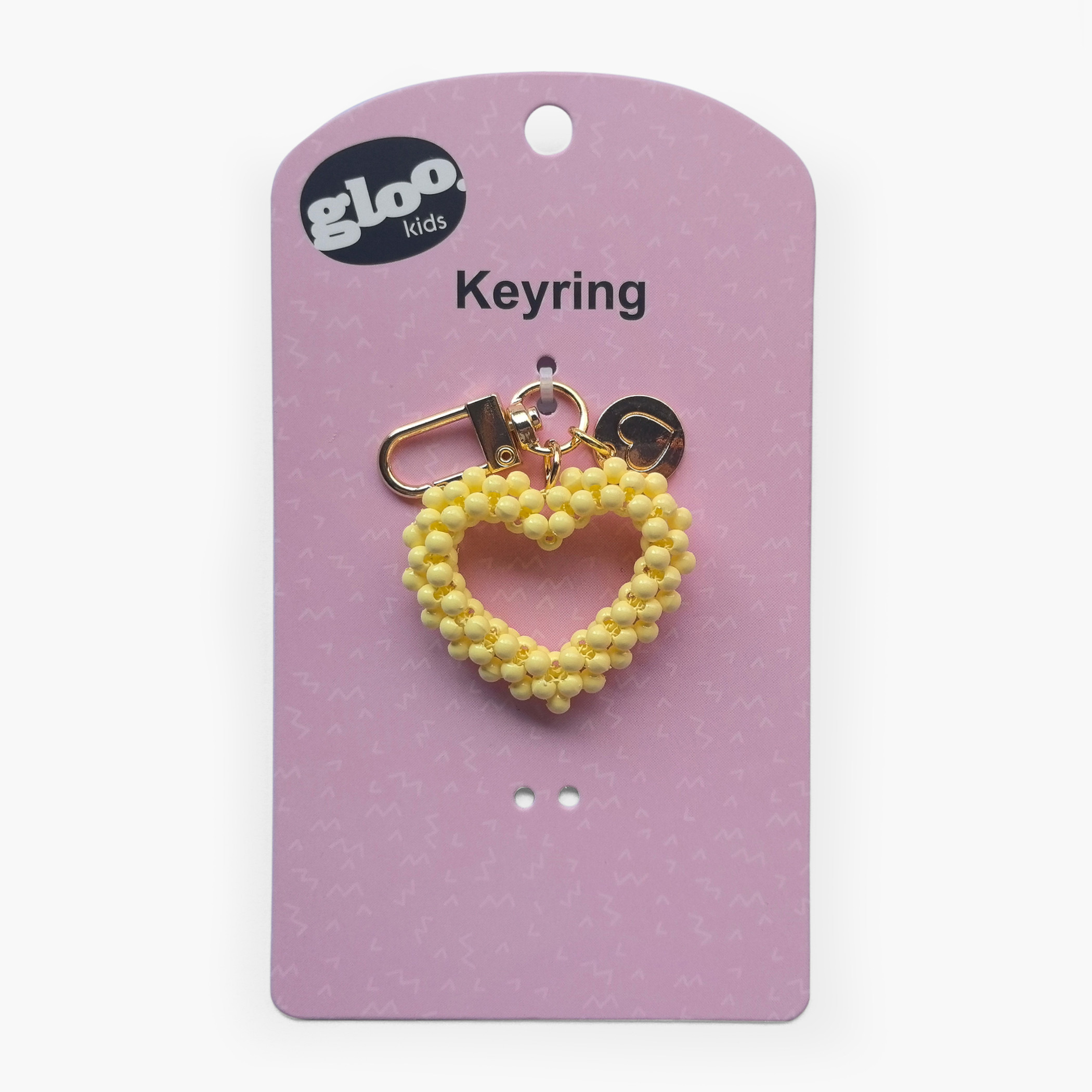 سلسلة مفاتيح بزينة قلب مع لمسات ميتاليك من جلو-girls-accessories-keyringsandbagcharms-image-5